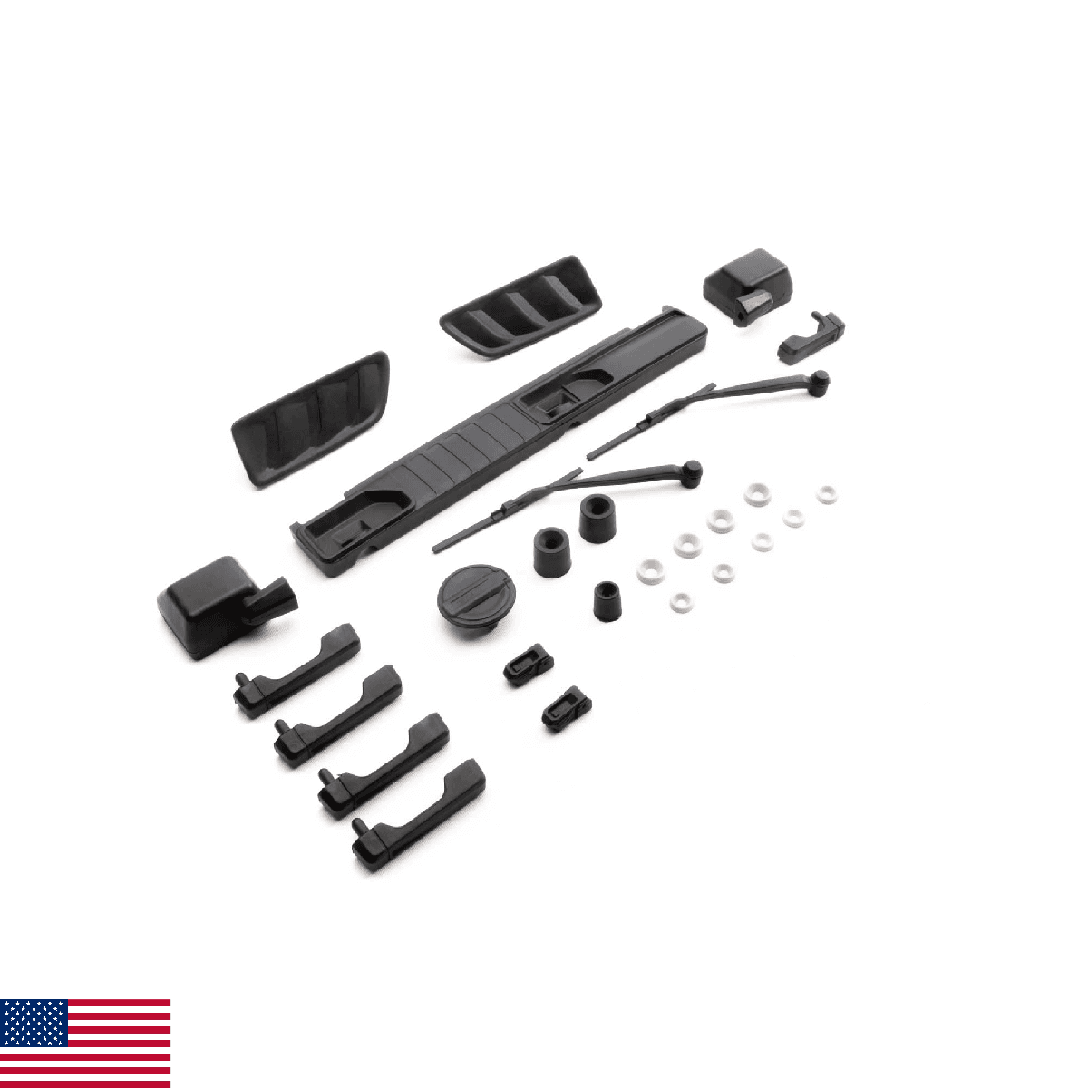 Axial SCX6 Jeep JLU Exterior Detail Parts AXI250004 - Image 1