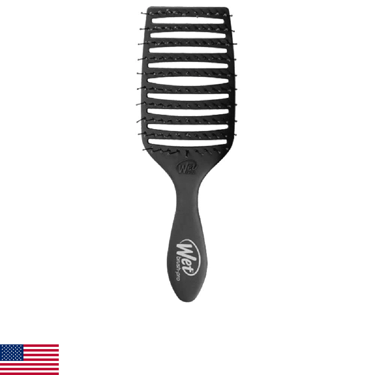 Epic Professional Quick Dry Hair Brush Black - Image 1