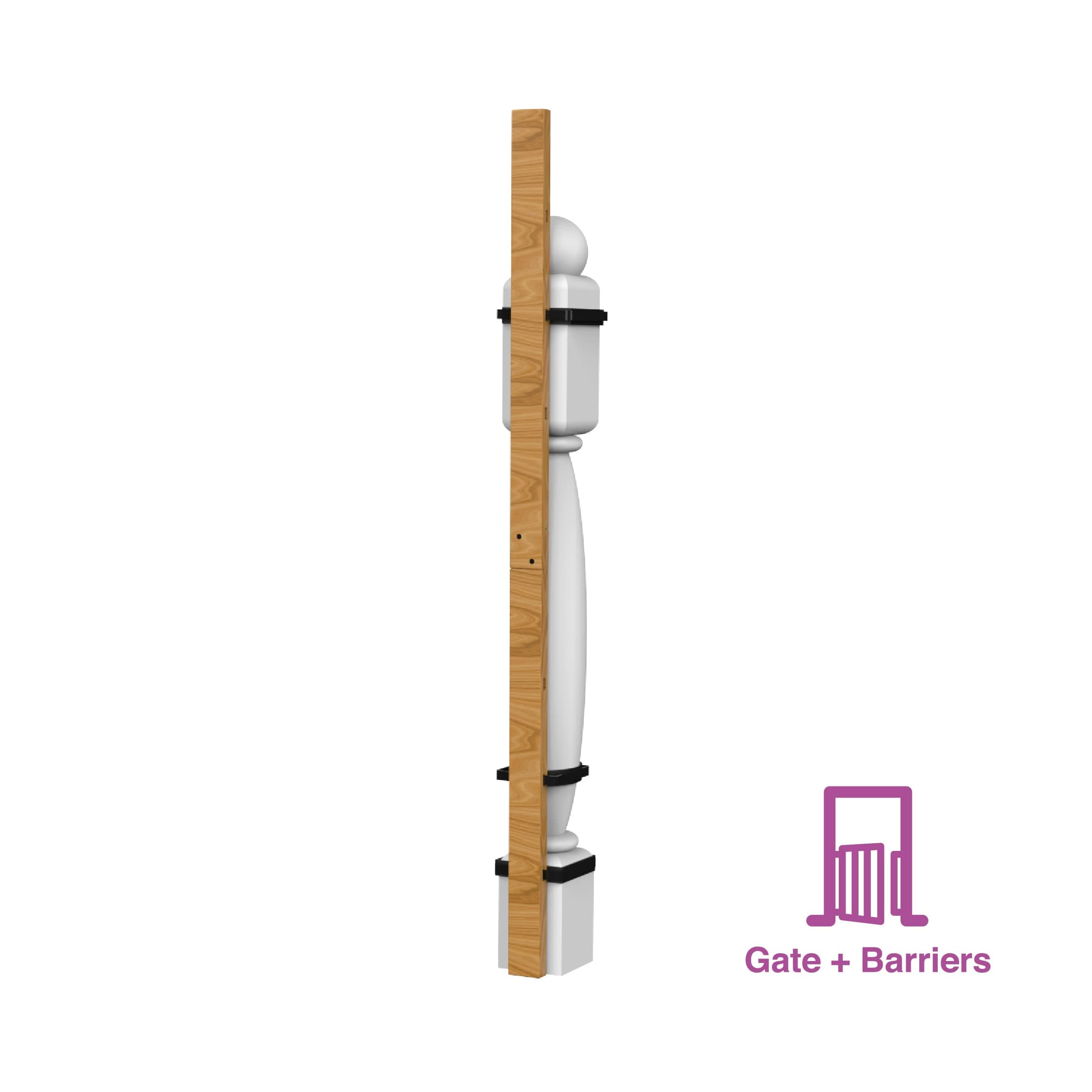 Perma Child Safety Extra Tall Universal Banister Adapter Kit for Pressure and Ha - Thumbnail 8