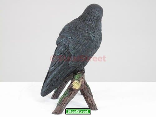 YTC Summit International Black Raven Bird on Tree Branch Figurine Crow Gothic De - Thumbnail 7