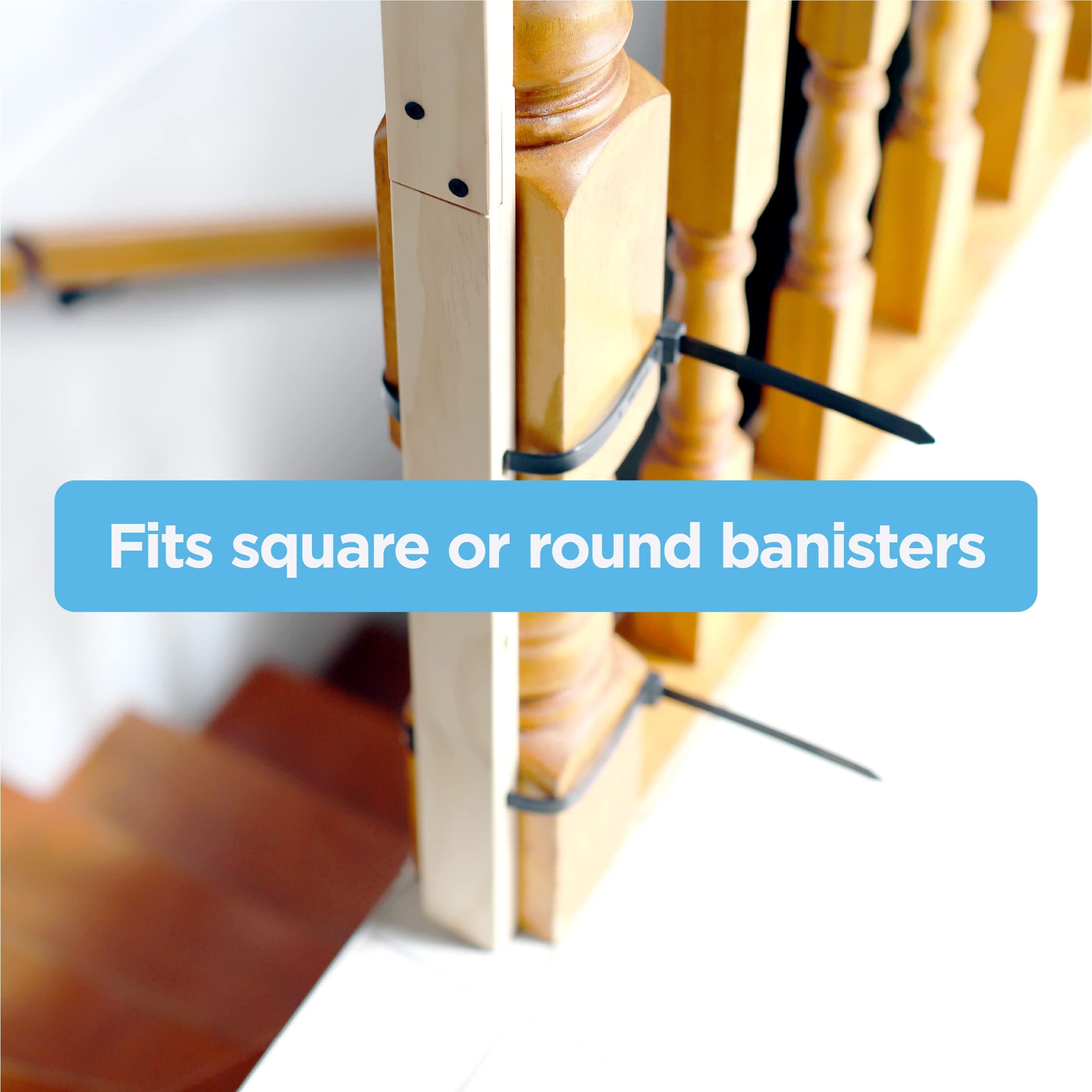 Perma Child Safety Extra Tall Universal Banister Adapter Kit for Pressure and Ha - Thumbnail 4