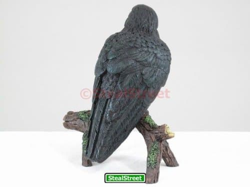 YTC Summit International Black Raven Bird on Tree Branch Figurine Crow Gothic De - Thumbnail 8