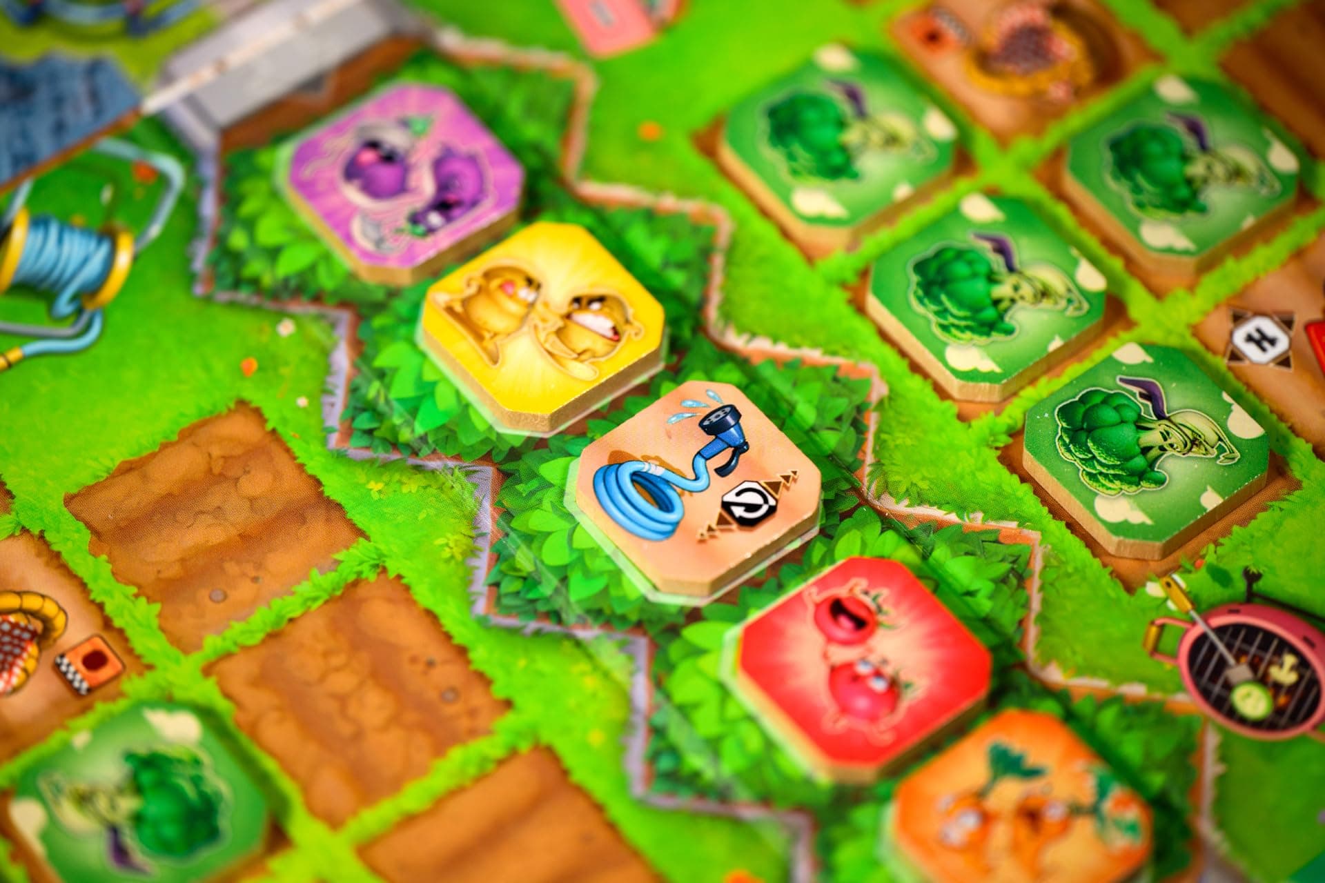 Garden Rush Board Game - 2-Player Vegetable Garden Battle, Tile Placement Strate - Thumbnail 9