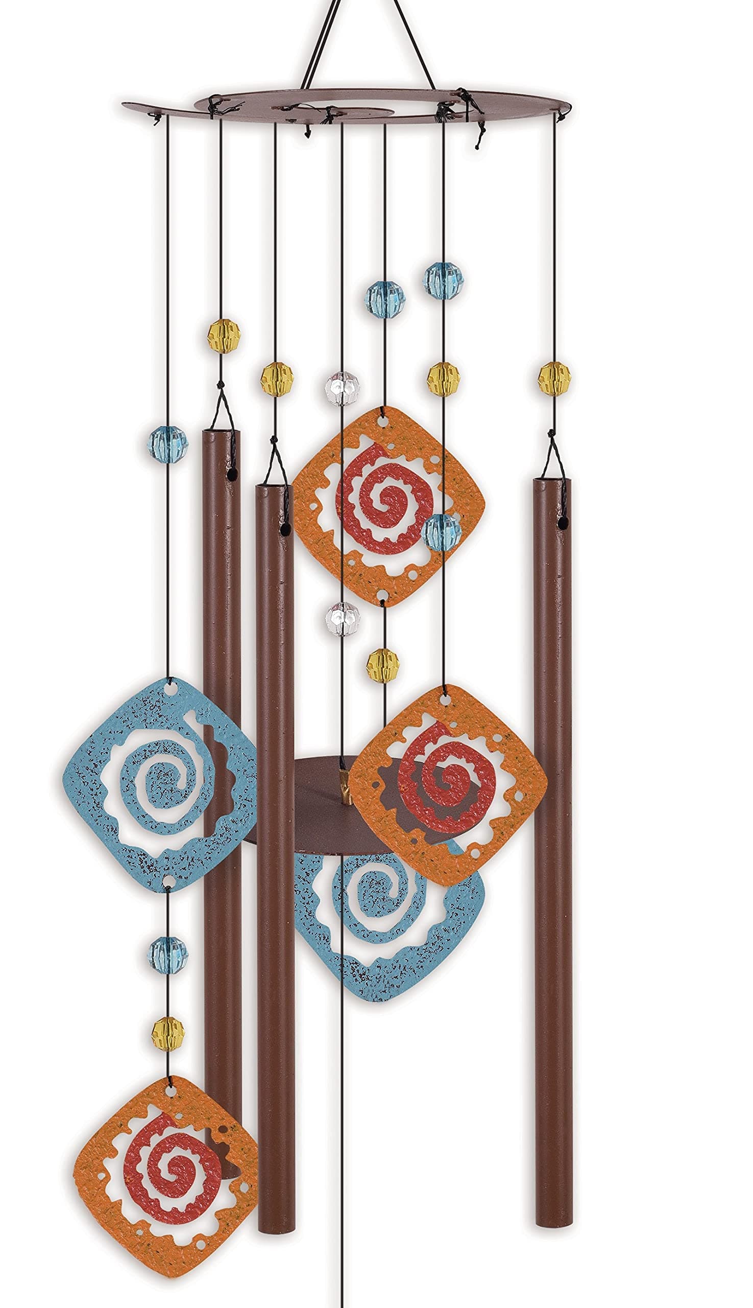 Sunset Vista Designs Southwest Collection - 37-Inch Rustic Metal Wind Chime, Kok - Thumbnail 3