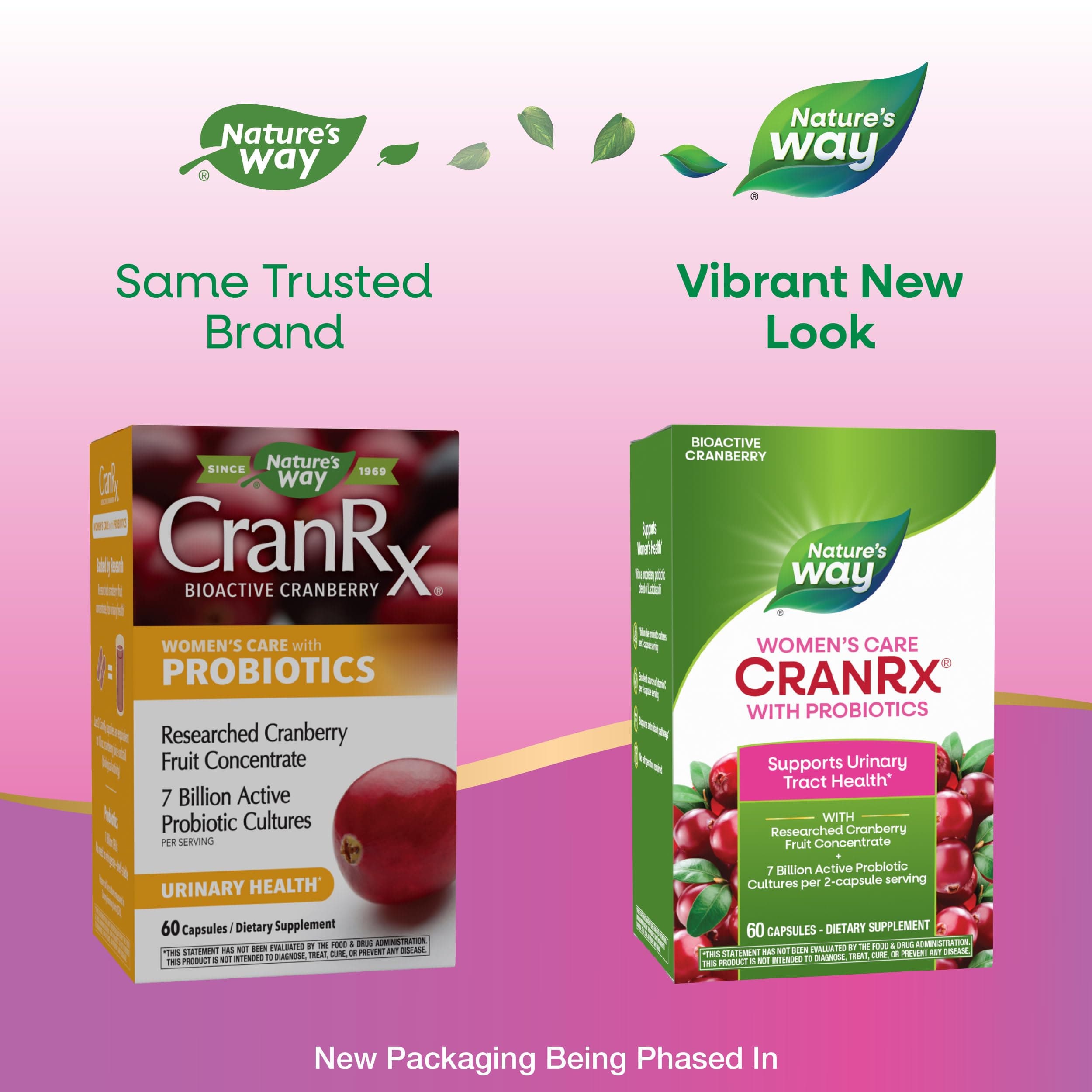 Nature's Way Women's Care CranRx with Probiotics, Supports Urinary Health*, Vita - Thumbnail 2