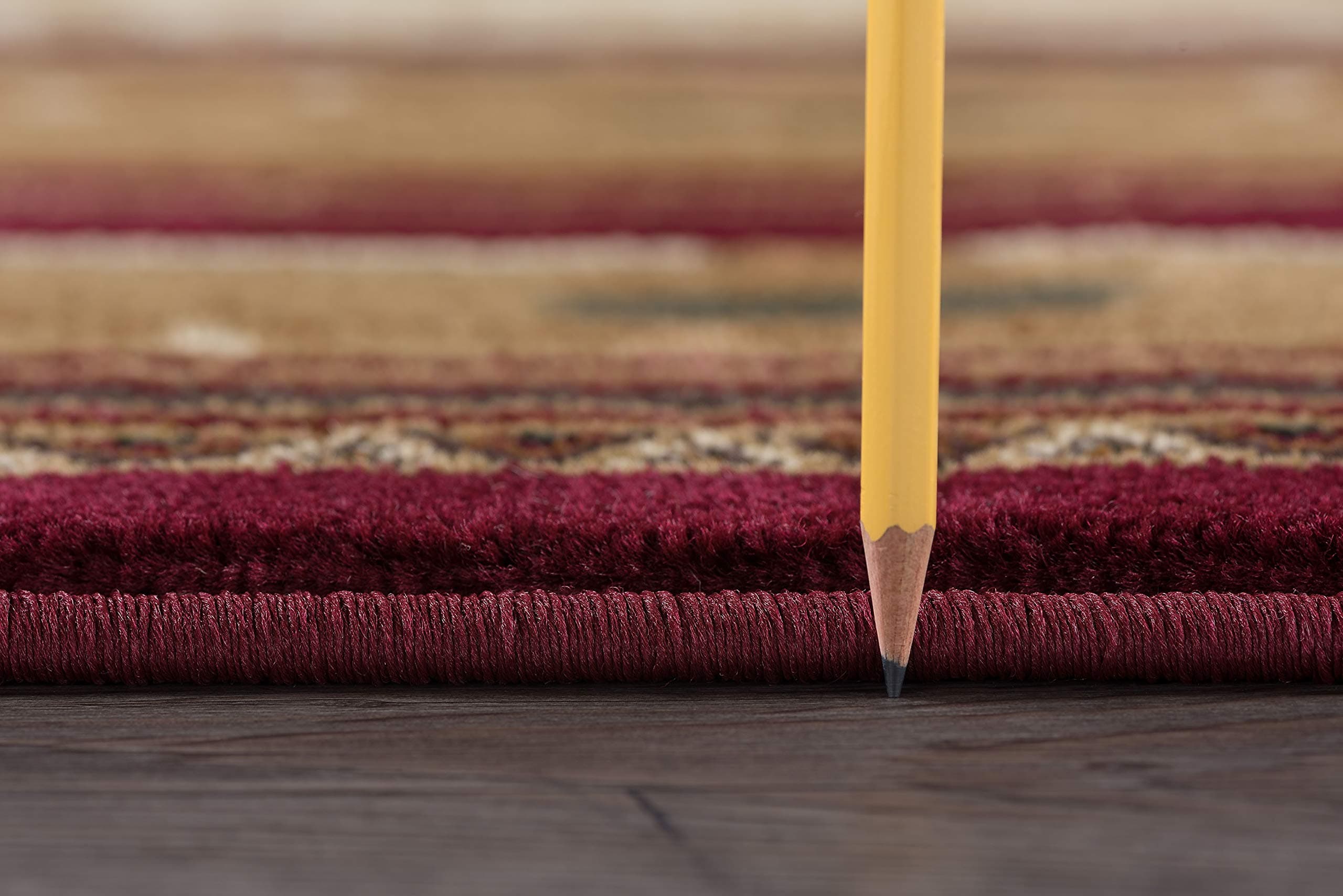 Tayse Black Bear BrownScatter Mat Small Rug for Entryway Indoor & Outdoor - Hall - Thumbnail 4