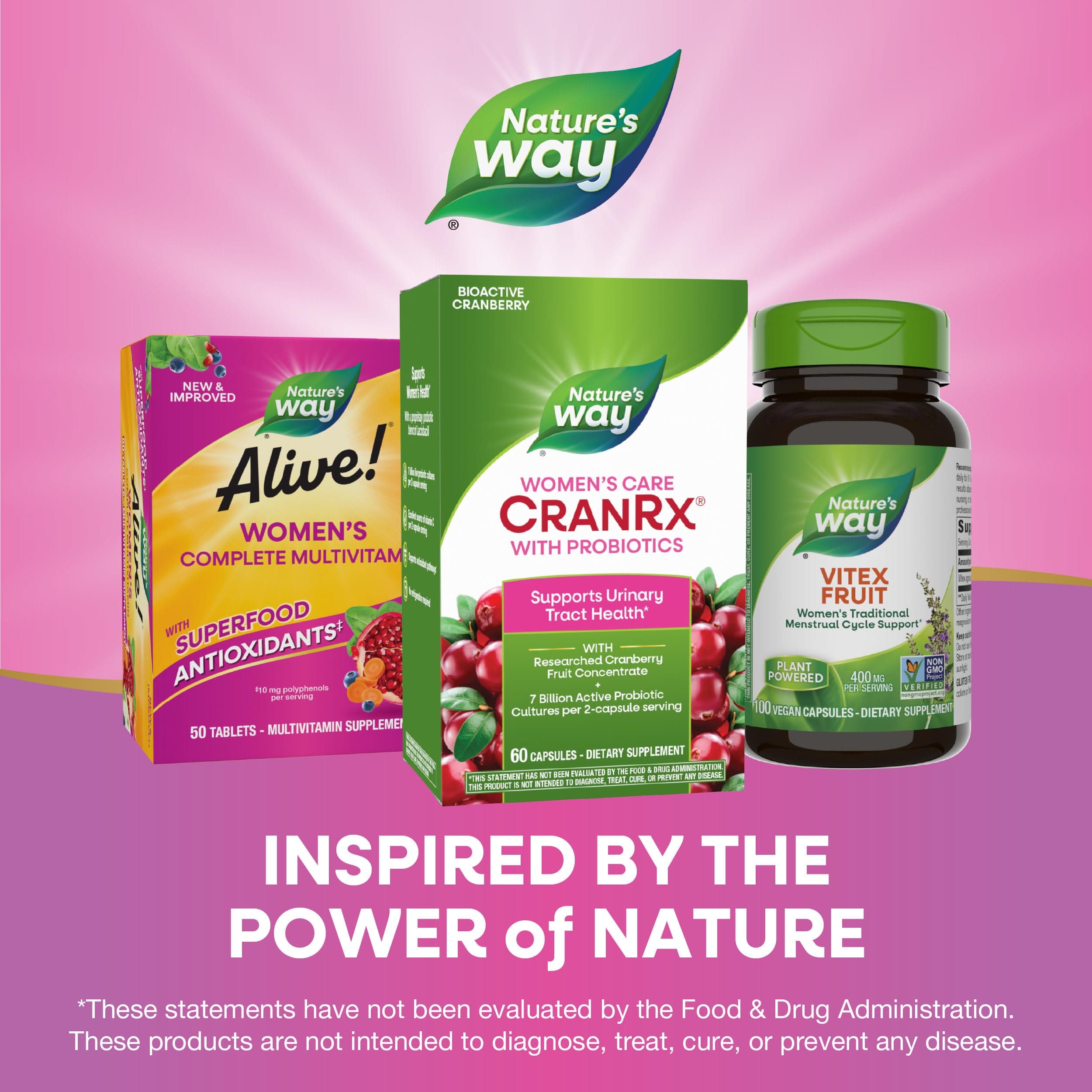 Nature's Way Women's Care CranRx with Probiotics, Supports Urinary Health*, Vita - Thumbnail 7