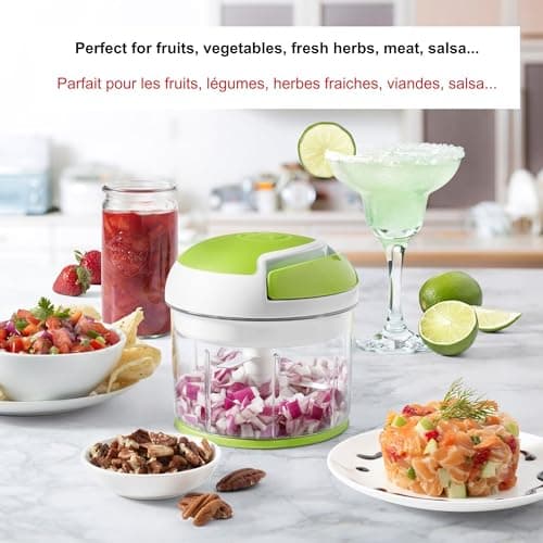 Starfrit Pull Chopper - Multi Purpose Manual Food Processor - Three Blade System - Thumbnail 10