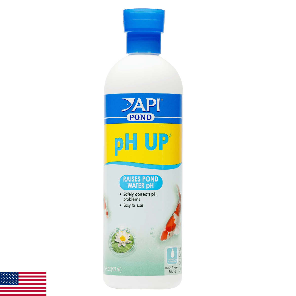 API POND pH UP Pond Water pH Raising Solution 16-Ounce Bottle - Image 1
