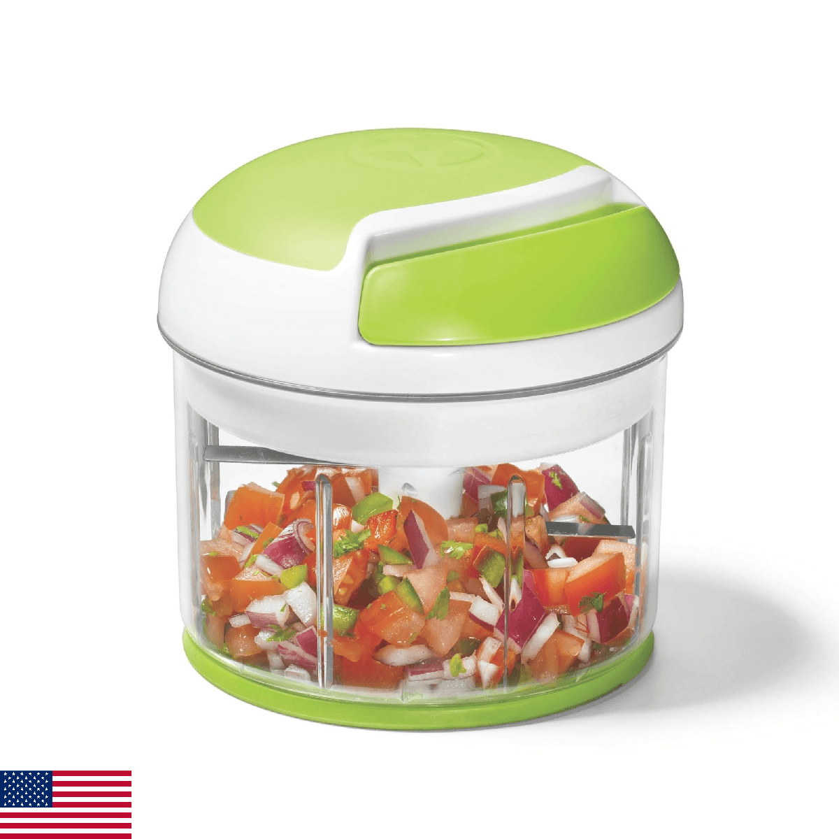 Starfrit Pull Chopper - Multi Purpose Manual Food Processor - Three Blade System - Image 1