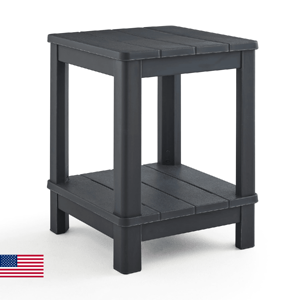 Keter Deluxe Adirondack Side Table - Graphite - Image 1