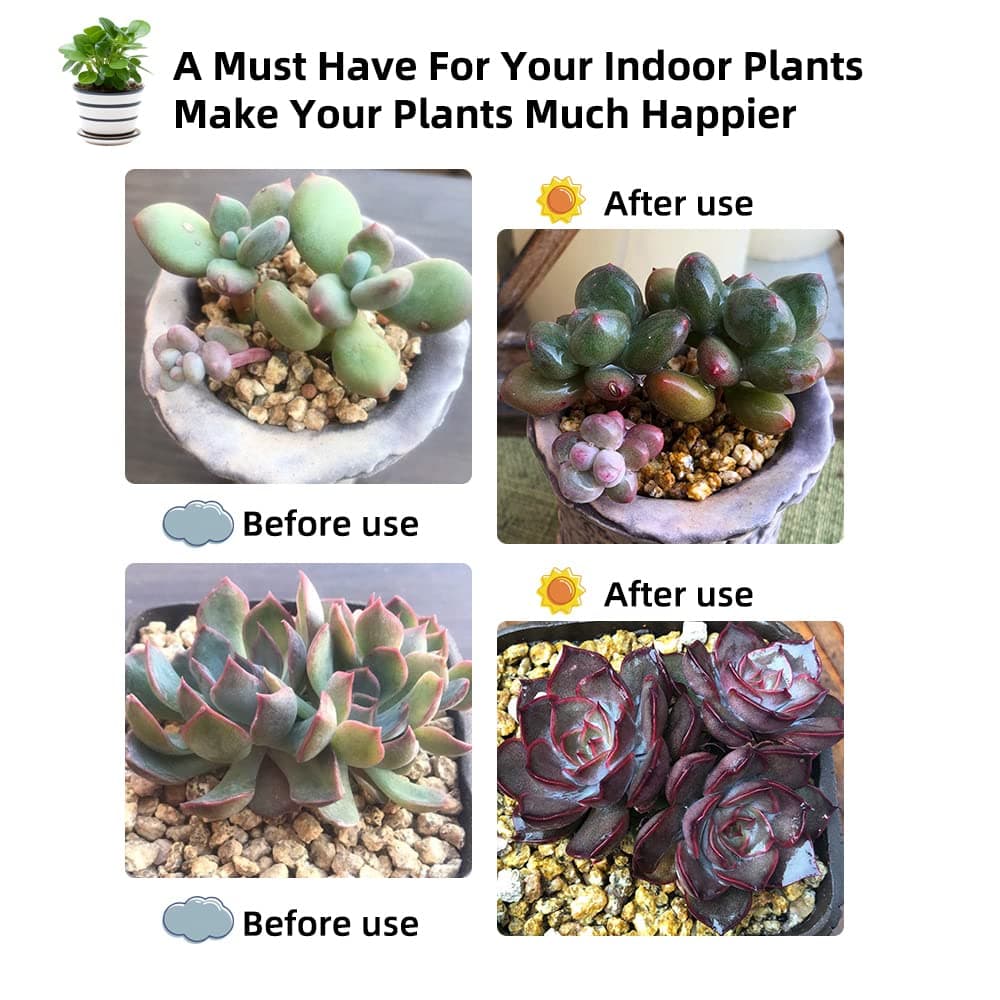 yoyomax Grow Lights for Indoor Plants, Full Spectrum Led Plant Light with Timer - Thumbnail 5