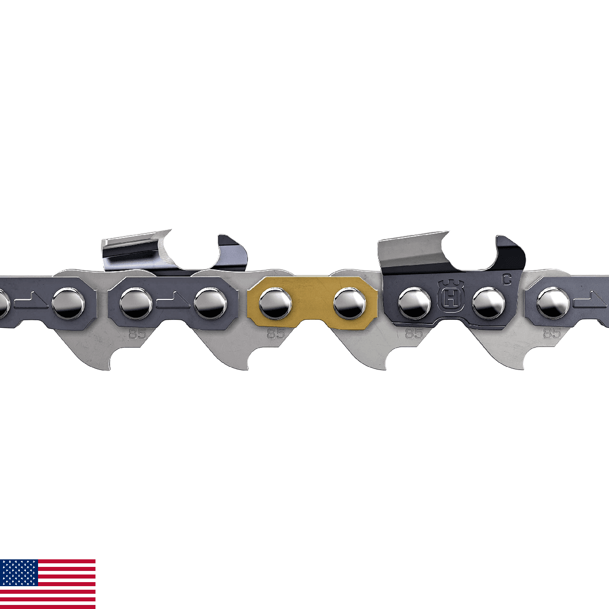 Husqvarna X-CUT C85 20 Inch Chainsaw Chain 3/8 Inch Pitch .058 Gauge 72 Drive Li - Image 1