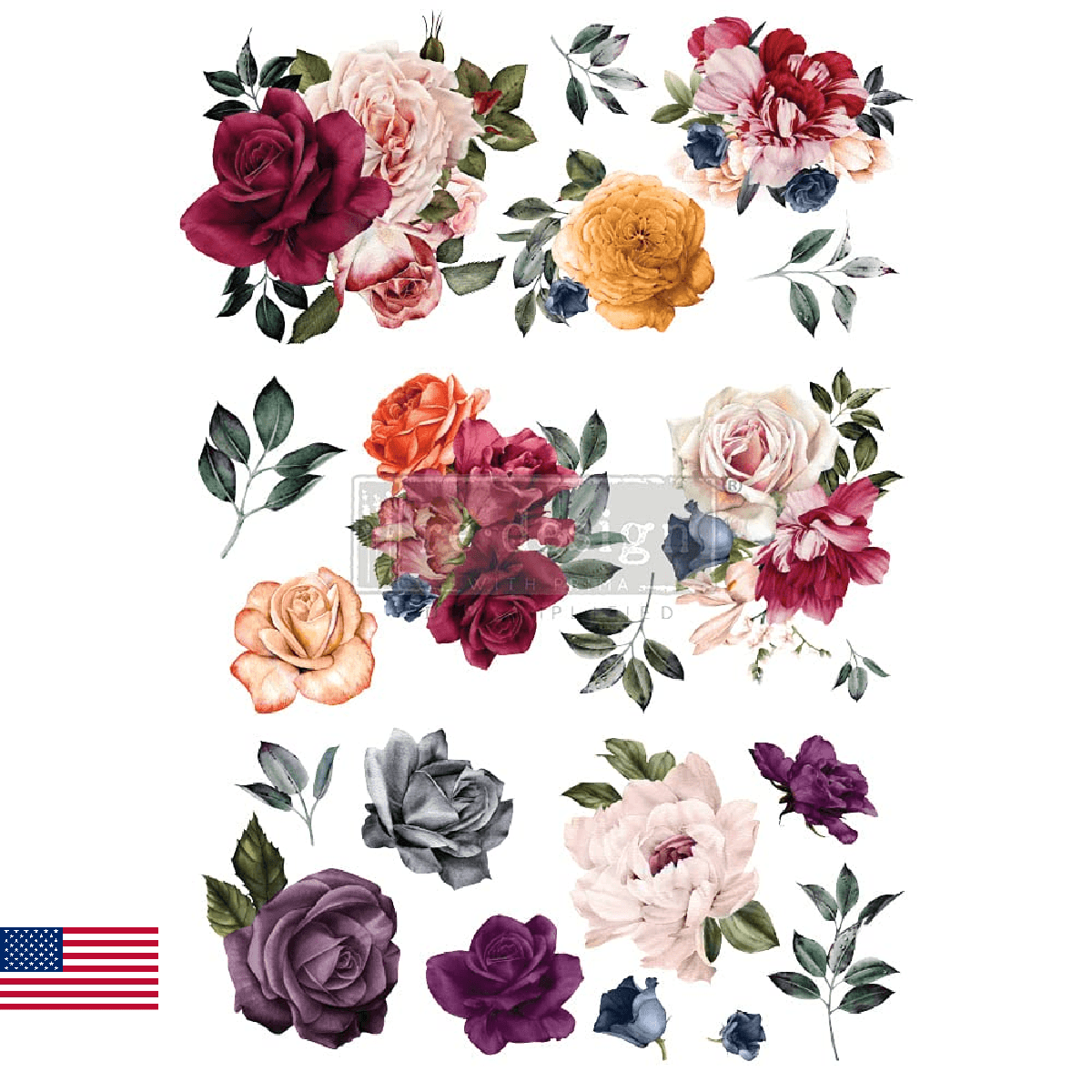 Redesign Décor Transfers® Beautiful Things 24"x35",Wall Decals DIY Wallpaper Wal - Image 1