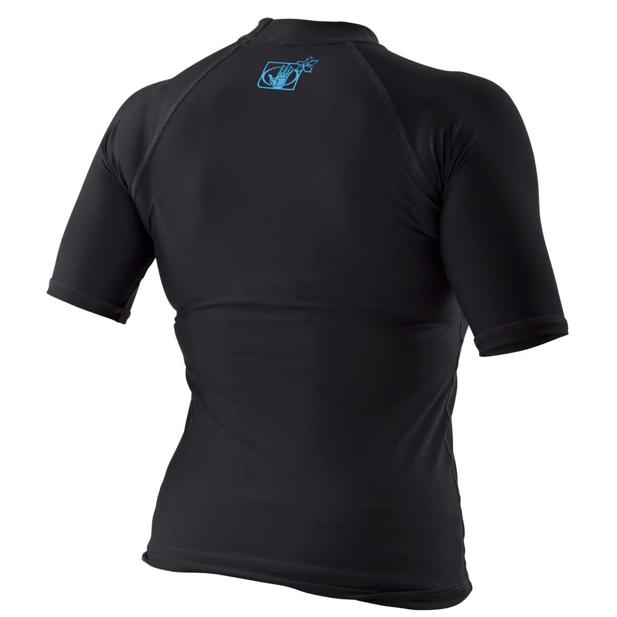 Body Glove Women's Basic Fitted Short Arm Rashguard Black X-Large - Thumbnail 2