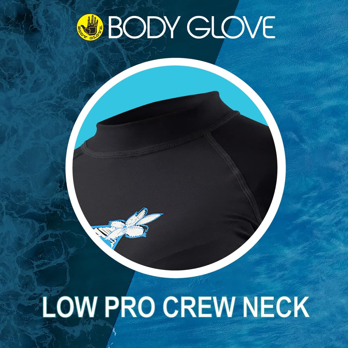 Body Glove Women's Basic Fitted Short Arm Rashguard Black X-Large - Thumbnail 4