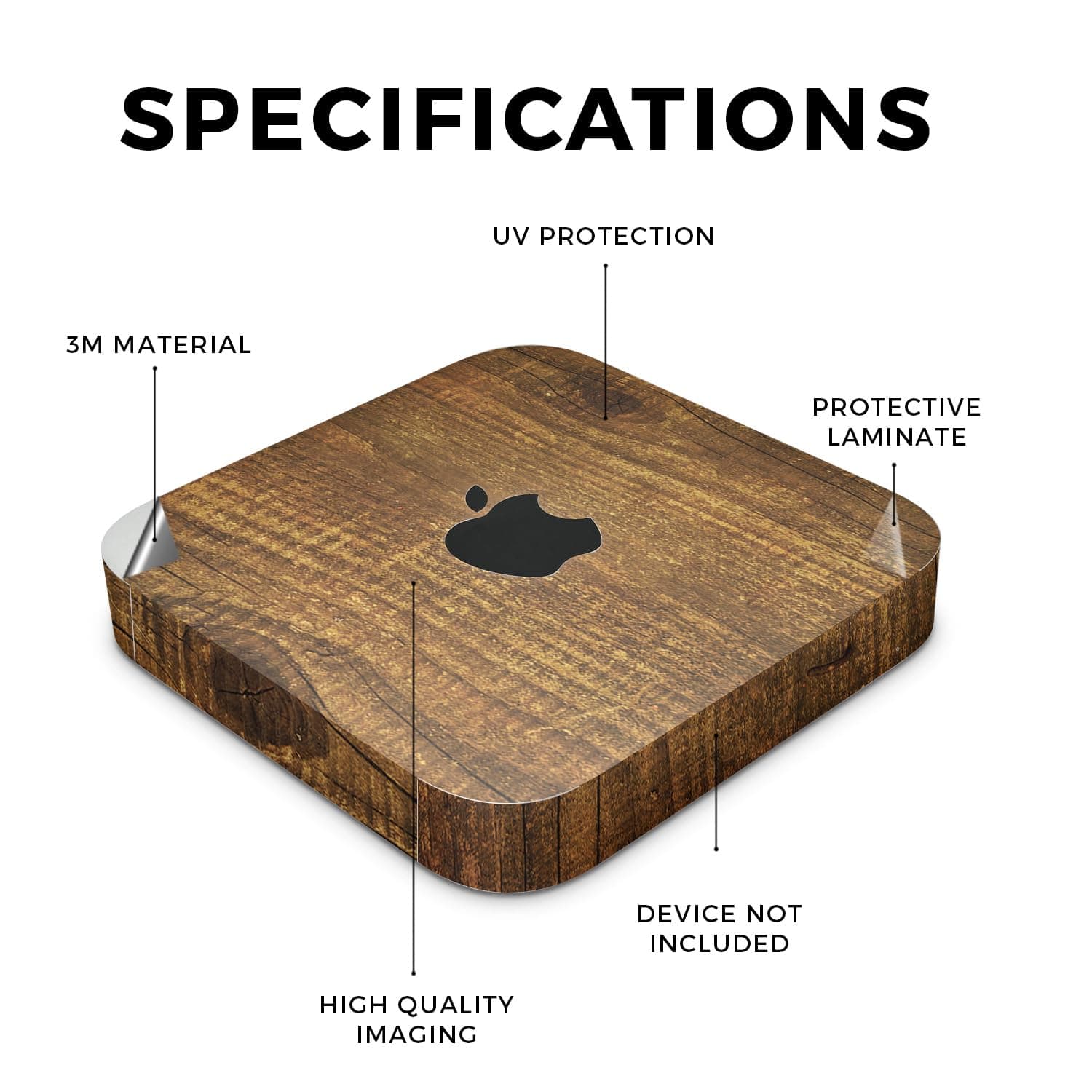 Skin Compatible with Apple Mac Mini M2 Pro (2023) - Why Knot - Premium 3M Vinyl - Thumbnail 2