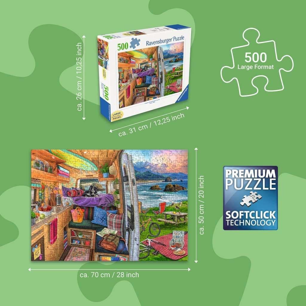 Ravensburger - Rig Views - 500 Piece Large Format Jigsaw Puzzle - Stunning Image - Thumbnail 3