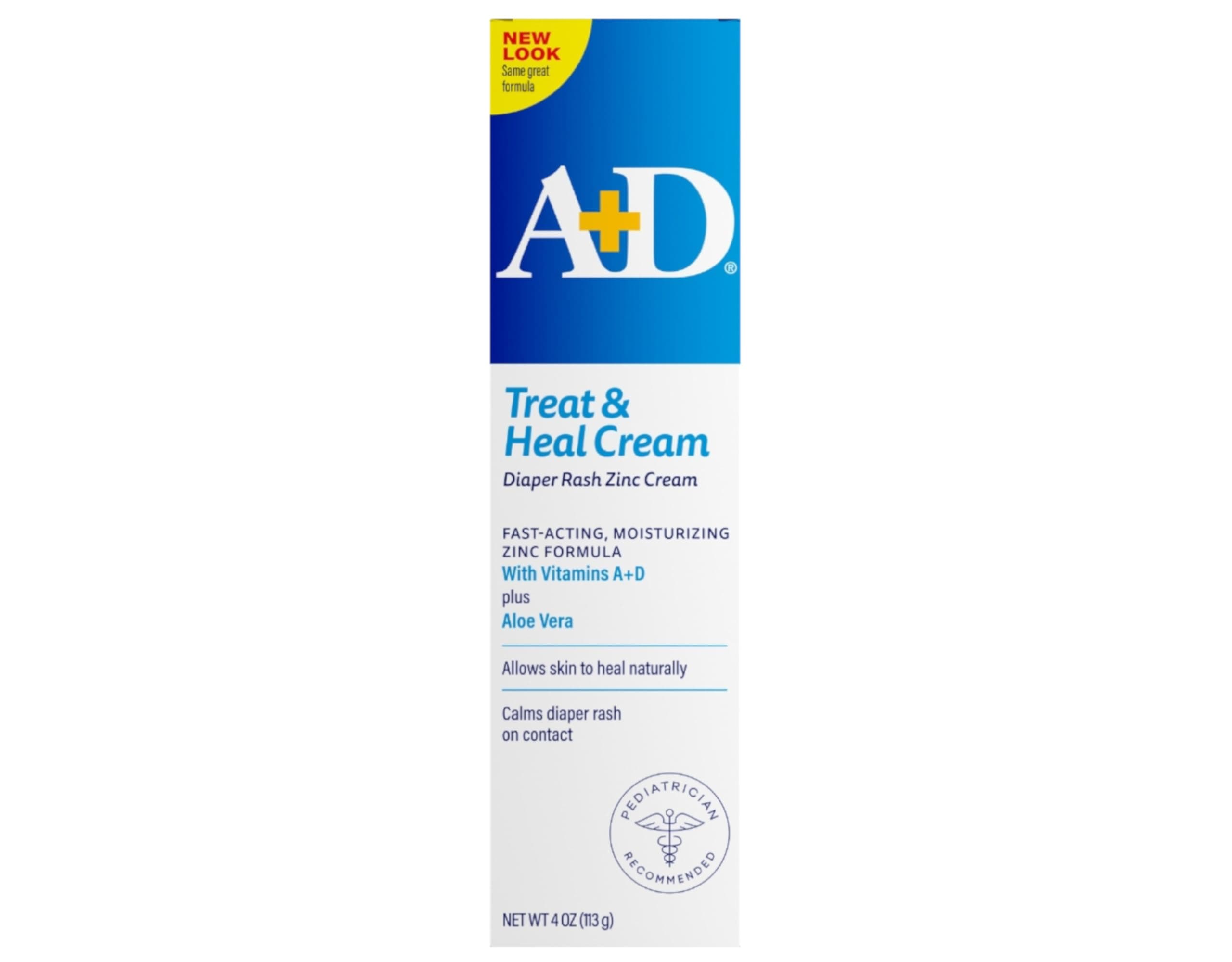 A+D Diaper Rash Cream Zinc Oxide, 4 Ounces each (Pack of 3) - Thumbnail 2