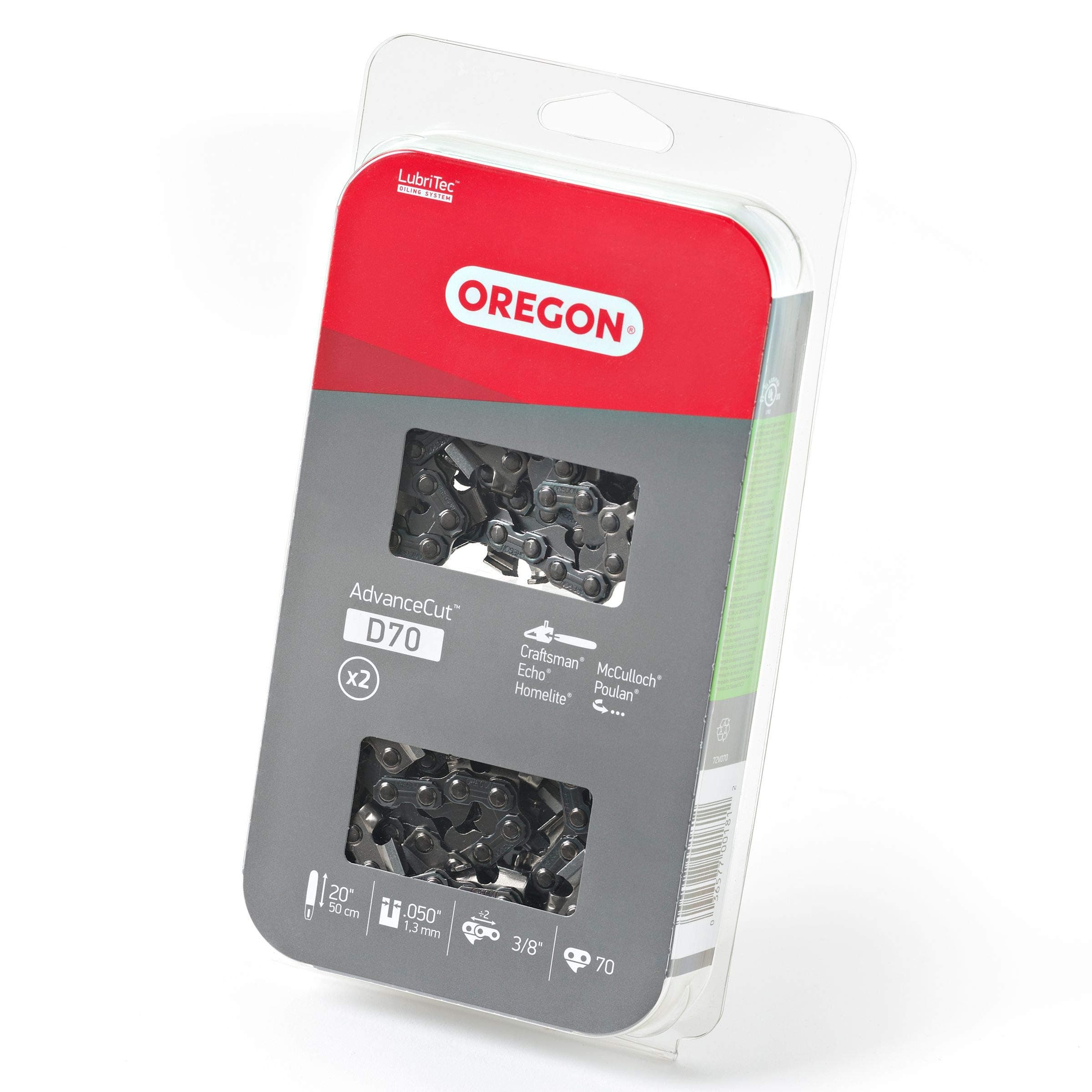 Oregon D70T AdvanceCut Chainsaw Chain for 20-Inch Bar; Fits Echo CS600P, CS-680, - Thumbnail 5