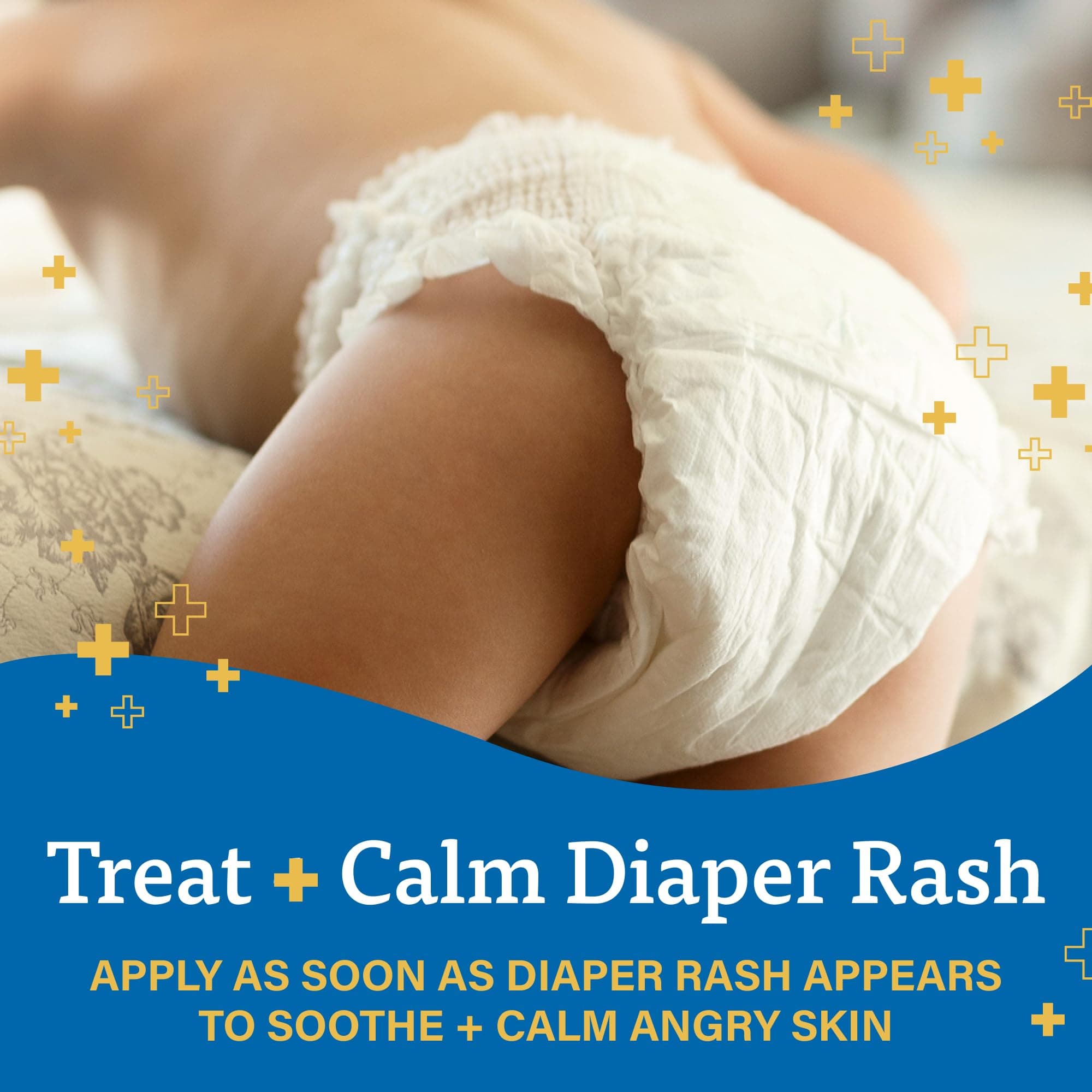 A+D Diaper Rash Cream Zinc Oxide, 4 Ounces each (Pack of 3) - Thumbnail 5