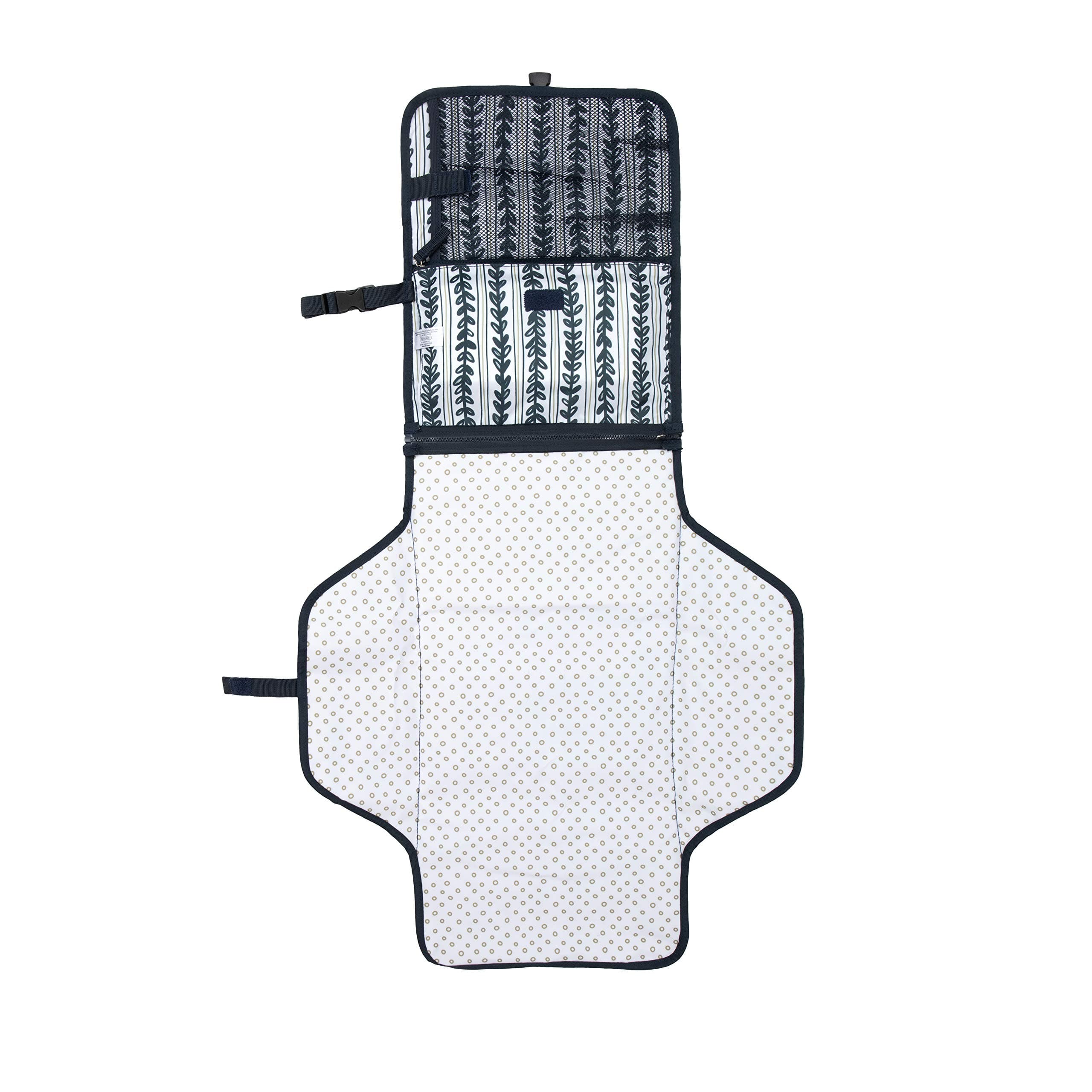 Nuby Portable Baby Changing Pad Station, Quick Wipe Clean Changing Mat with Buil - Thumbnail 5