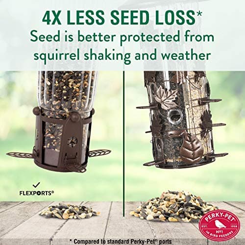 Perky-Pet 334-1SR Squirrel-Be-Gone Max Bird Feeder w/ Flexports, Squirrel Proof - Thumbnail 11