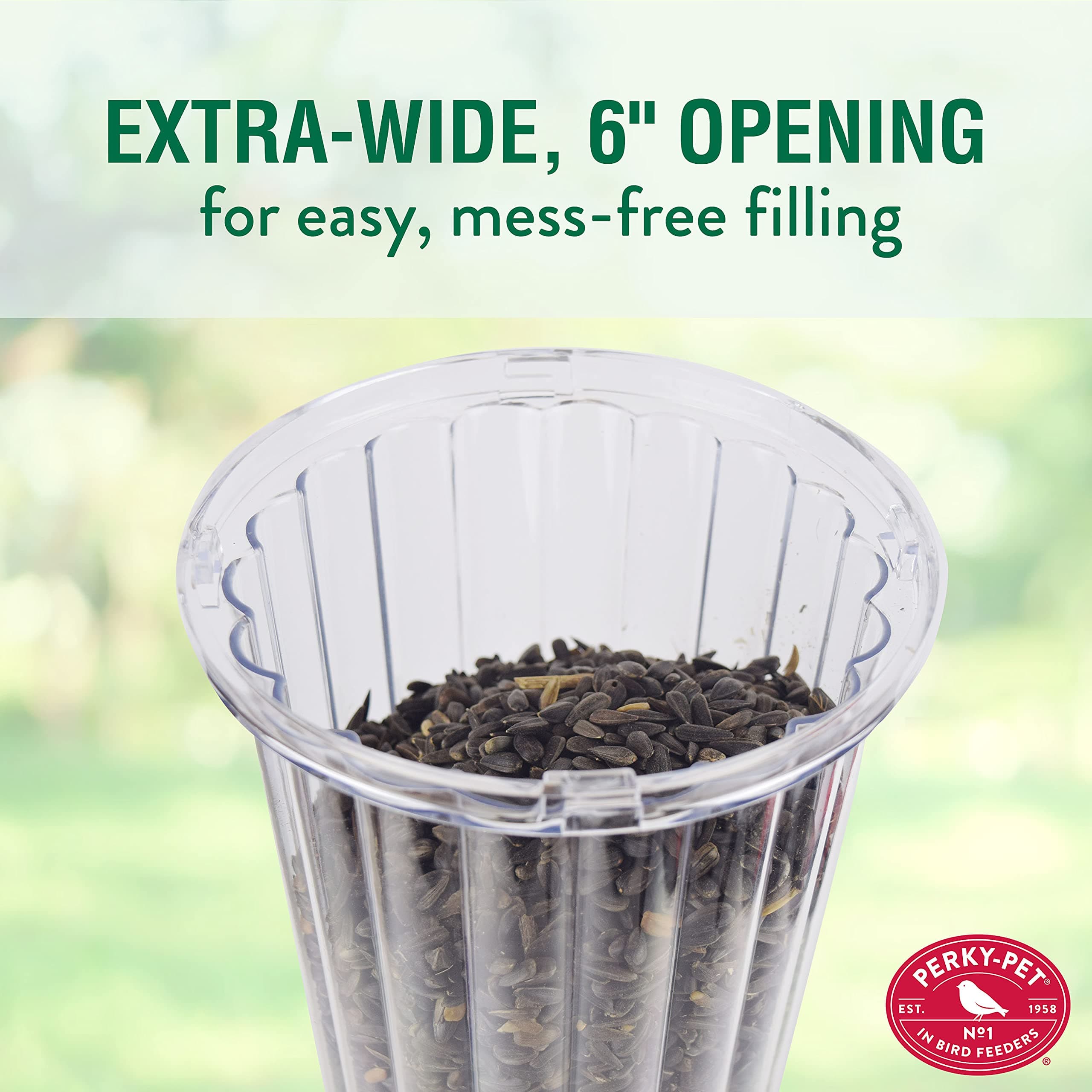 Perky-Pet 334-1SR Squirrel-Be-Gone Max Bird Feeder w/ Flexports, Squirrel Proof - Thumbnail 10