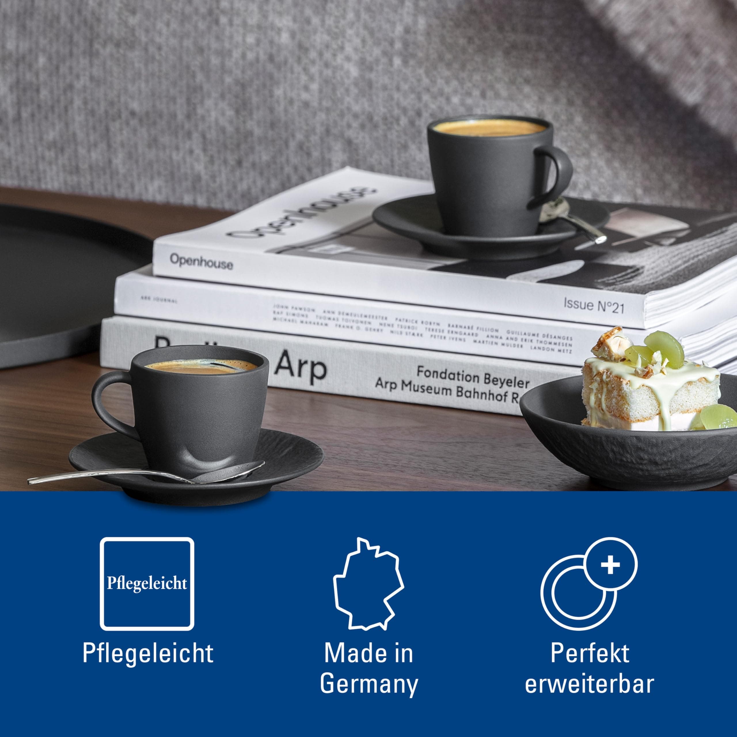 Villeroy & Boch Manufacture Rock Espresso Cup - Thumbnail 6