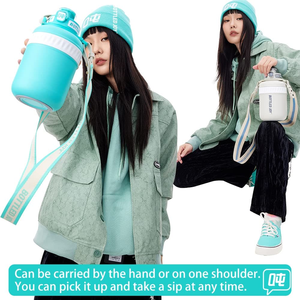 GLUG GLUG Insulated Stainless Steel Water Bottle for Sports and Travel, BPA-Free - Thumbnail 4