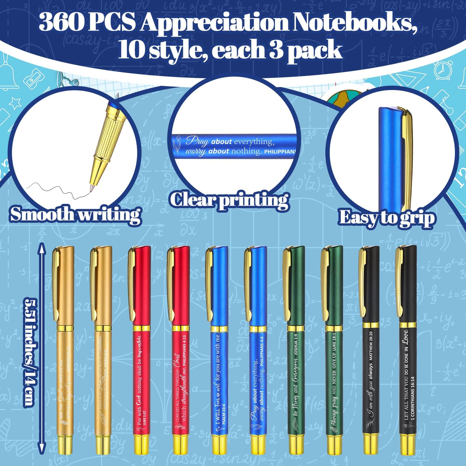 Zhanmai 30 Sets Christian Gifts Bulk Spiral Notebook Prayer Journal Religious No - Thumbnail 5