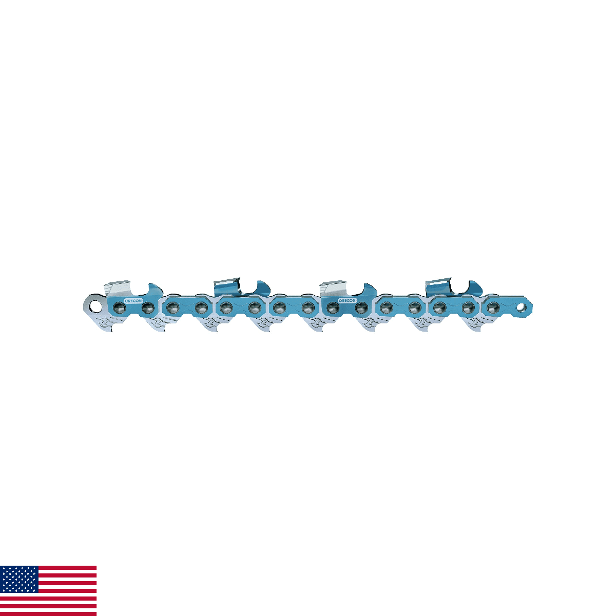 Oregon 72EXL060G Powercut Full Chisel Saw Chain 3/8" .050" 60 Drive Links - Image 1