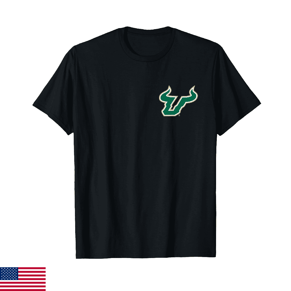 South Florida Bulls Left Chest Icon T-Shirt - Image 1