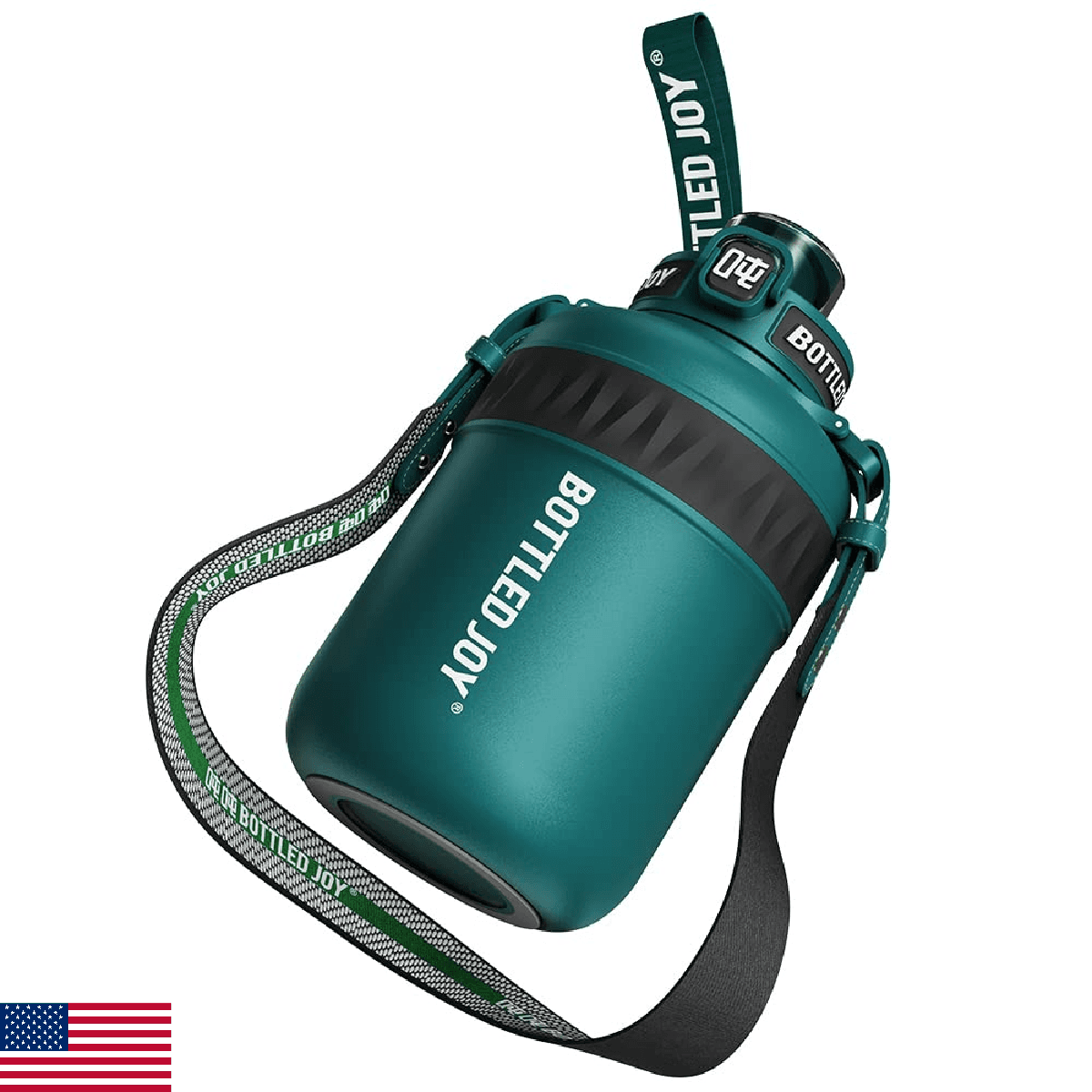 GLUG GLUG Insulated Stainless Steel Water Bottle for Sports and Travel, BPA-Free - Image 1