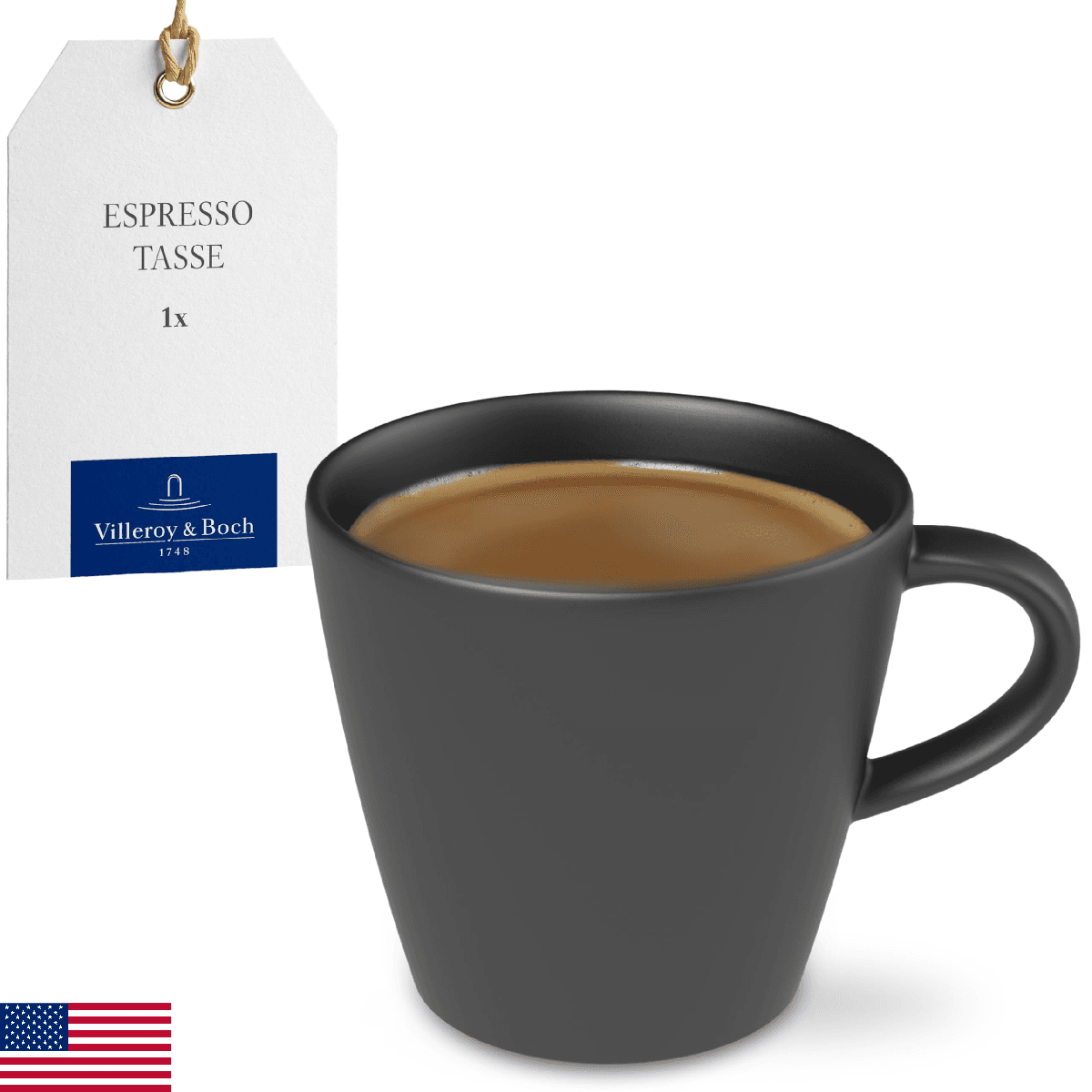 Villeroy & Boch Manufacture Rock Espresso Cup - Image 1