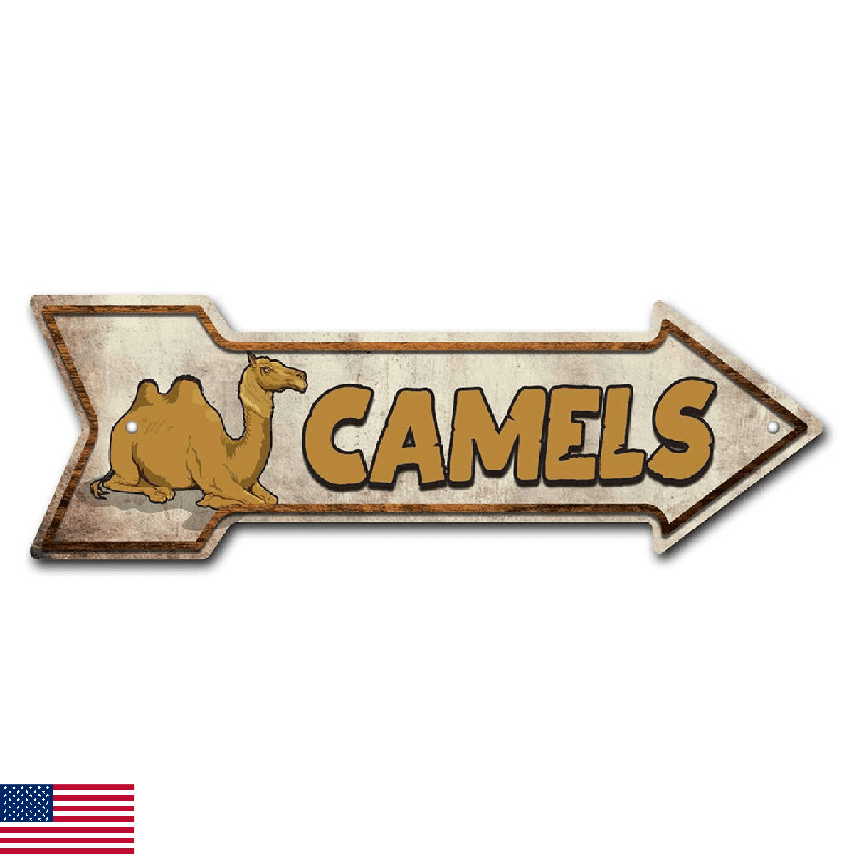 SignMission Chopper Shop Arrow Sign Indoor Outdoor Direction Funny Home Décor Ga - Image 1