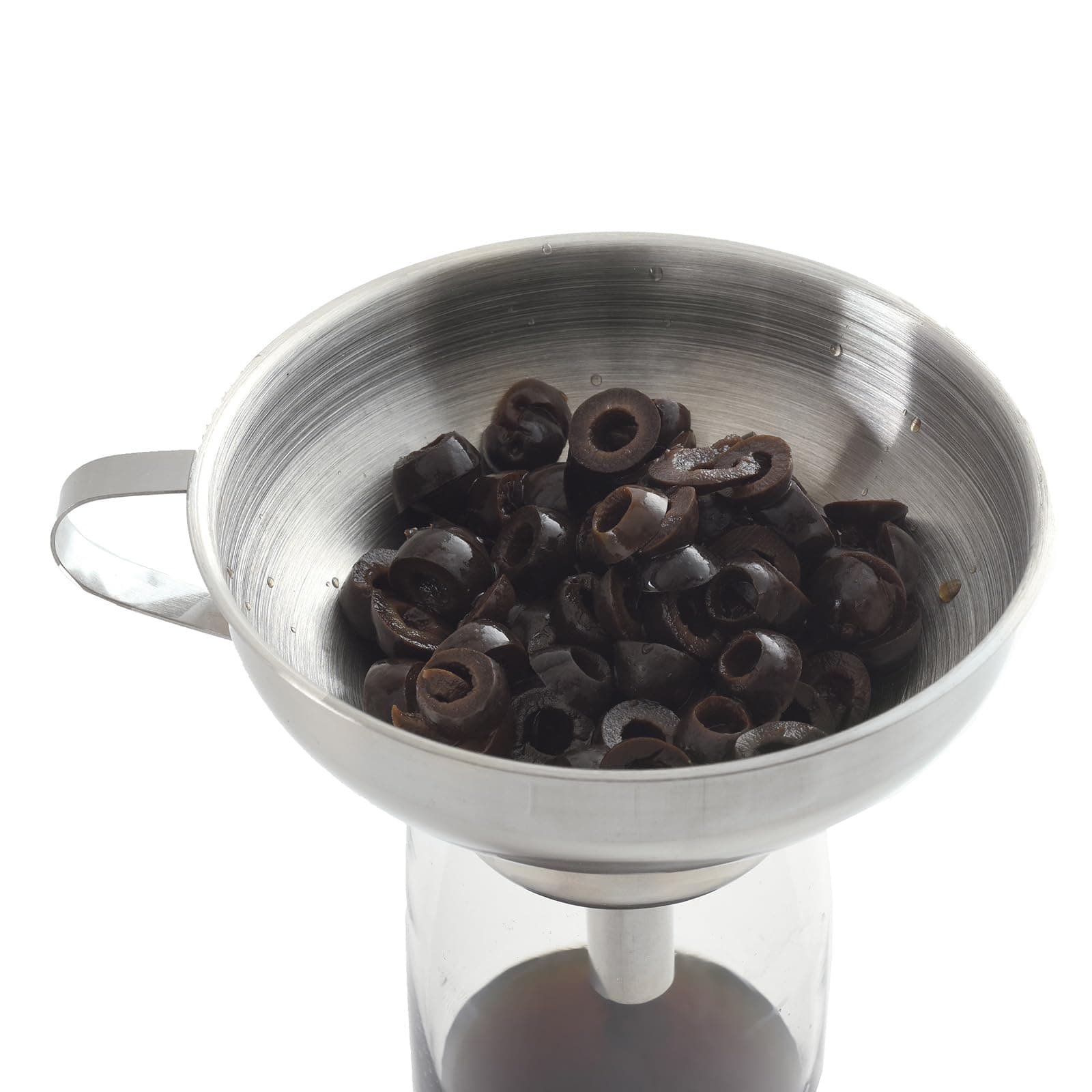 Norpro Stainless Steel Funnel with Removable Spout,Silver,5 inch - Thumbnail 4