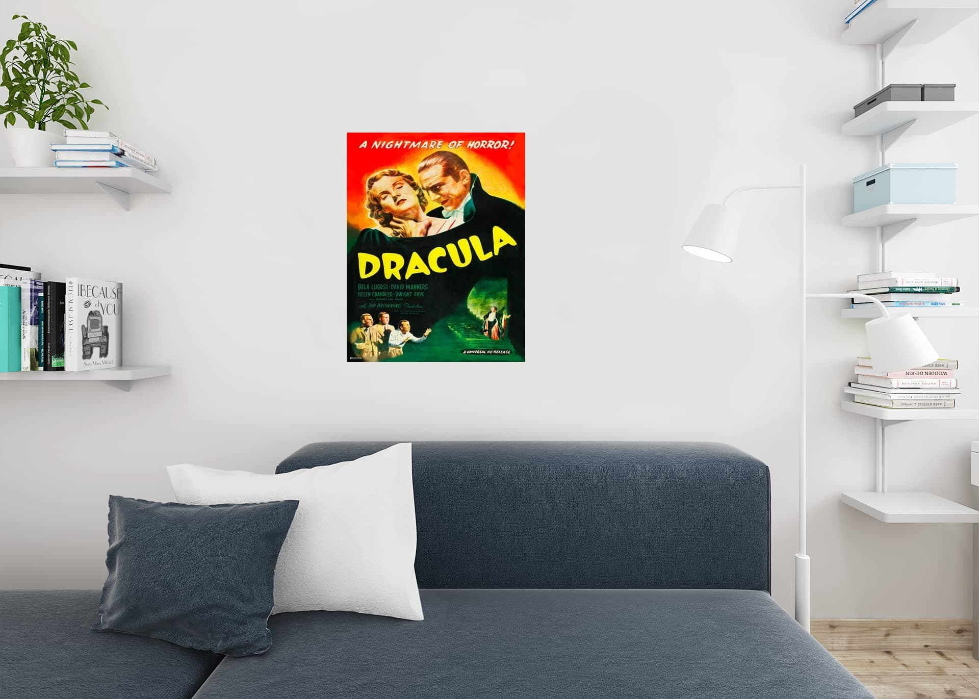 Dracula 1931 Bela Lugosi Nightmare Of Horror Retro Vintage Horror Movie Poster H - Thumbnail 5