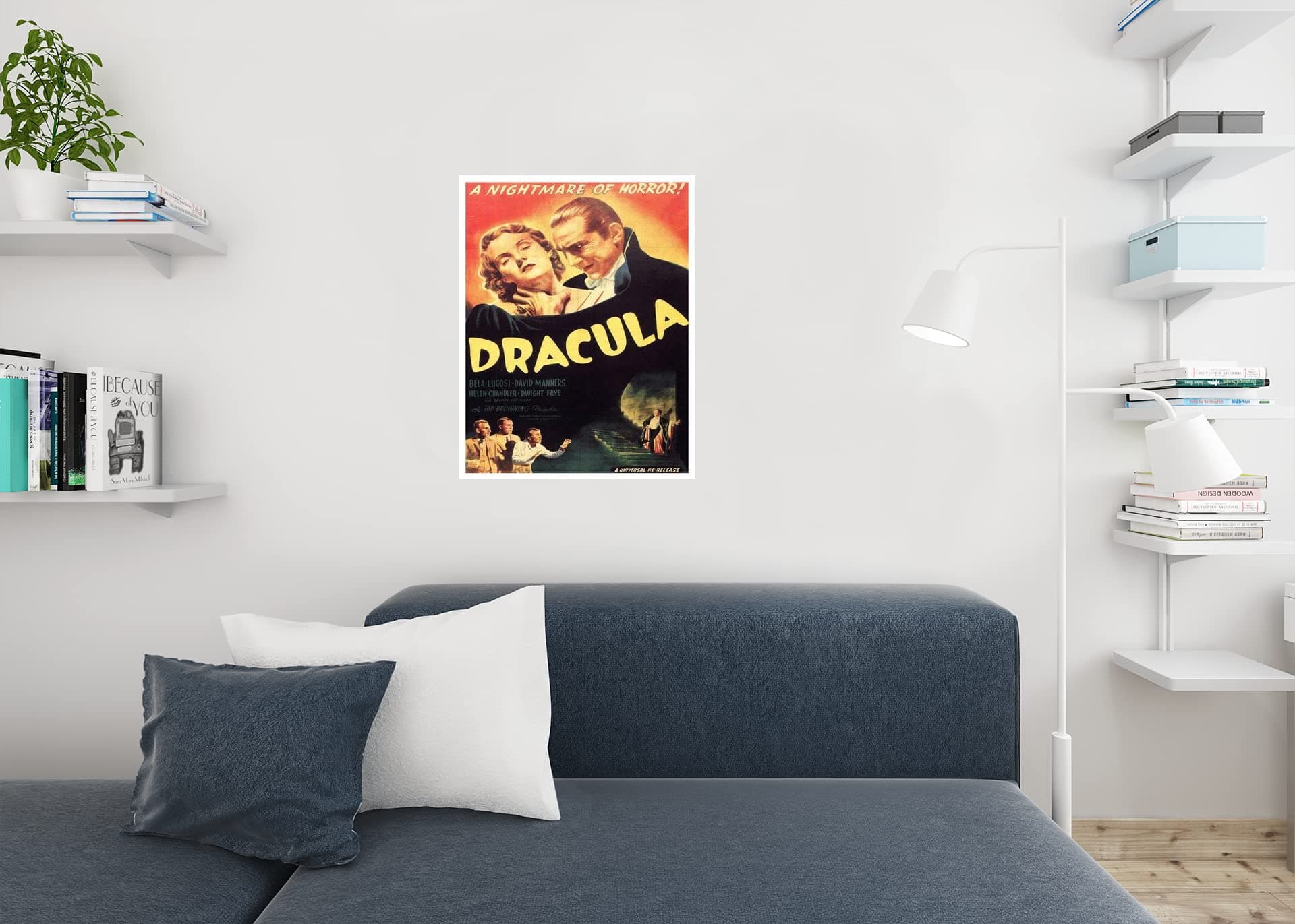 Dracula 1931 Bela Lugosi Nightmare Of Horror Retro Vintage Horror Movie Poster H - Thumbnail 6