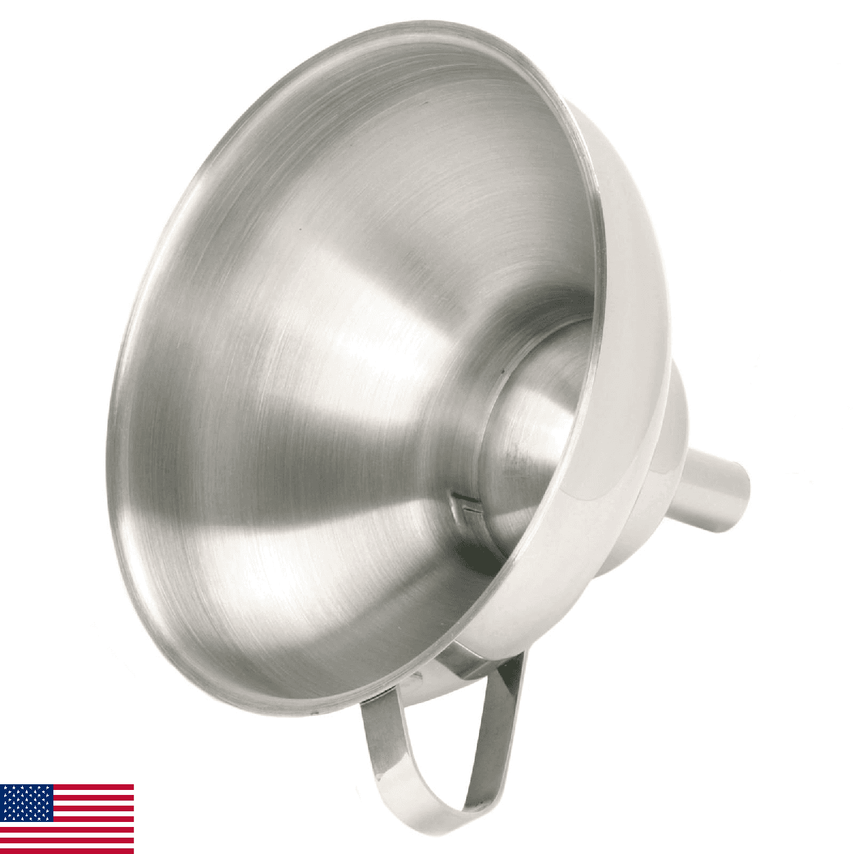 Norpro Stainless Steel Funnel with Removable Spout,Silver,5 inch - Image 1