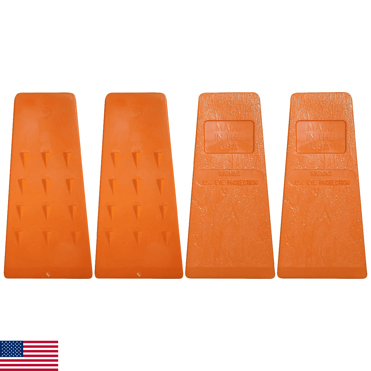 Timber Savage 5.5 Inch Felling Wedge Chain Saw Logging Supplies Set of 4 - Image 1