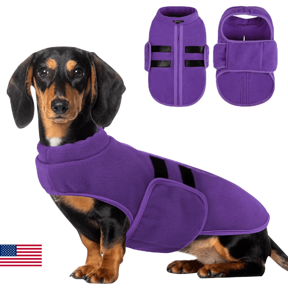 PUZAUKAL Dog Sweater,Adjustable Dog Sweaters for Small, Medium and Large Dogs Bo - Image 1