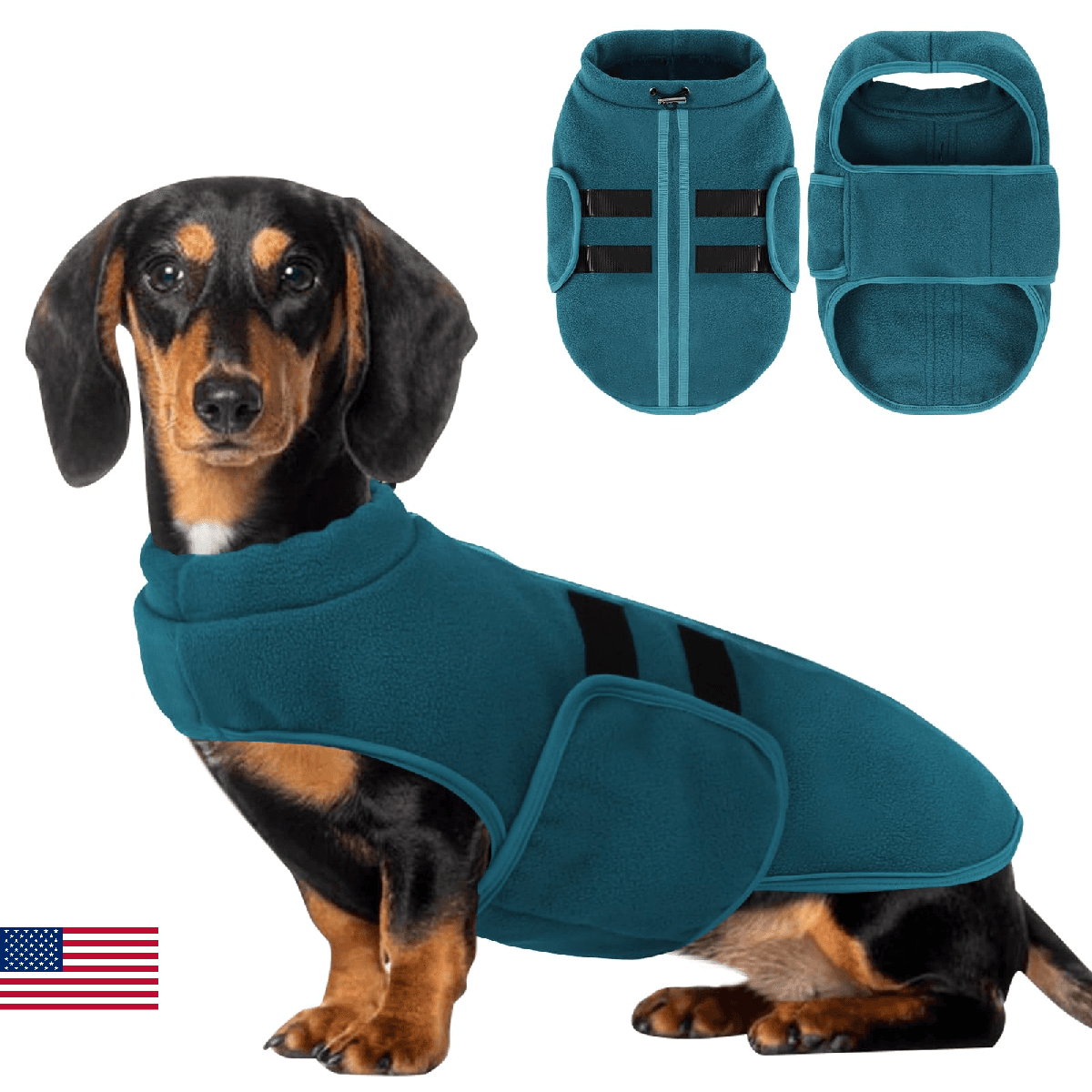PUZAUKAL Dog Sweater,Adjustable Dog Sweaters for Small, Medium and Large Dogs Bo - Image 1