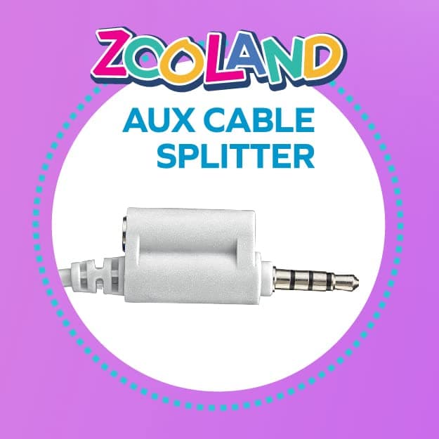 Coby Zooland Wired Plush Kids’ Headphones, Portable Over-Ear Headphones with 3.5 - Thumbnail 6