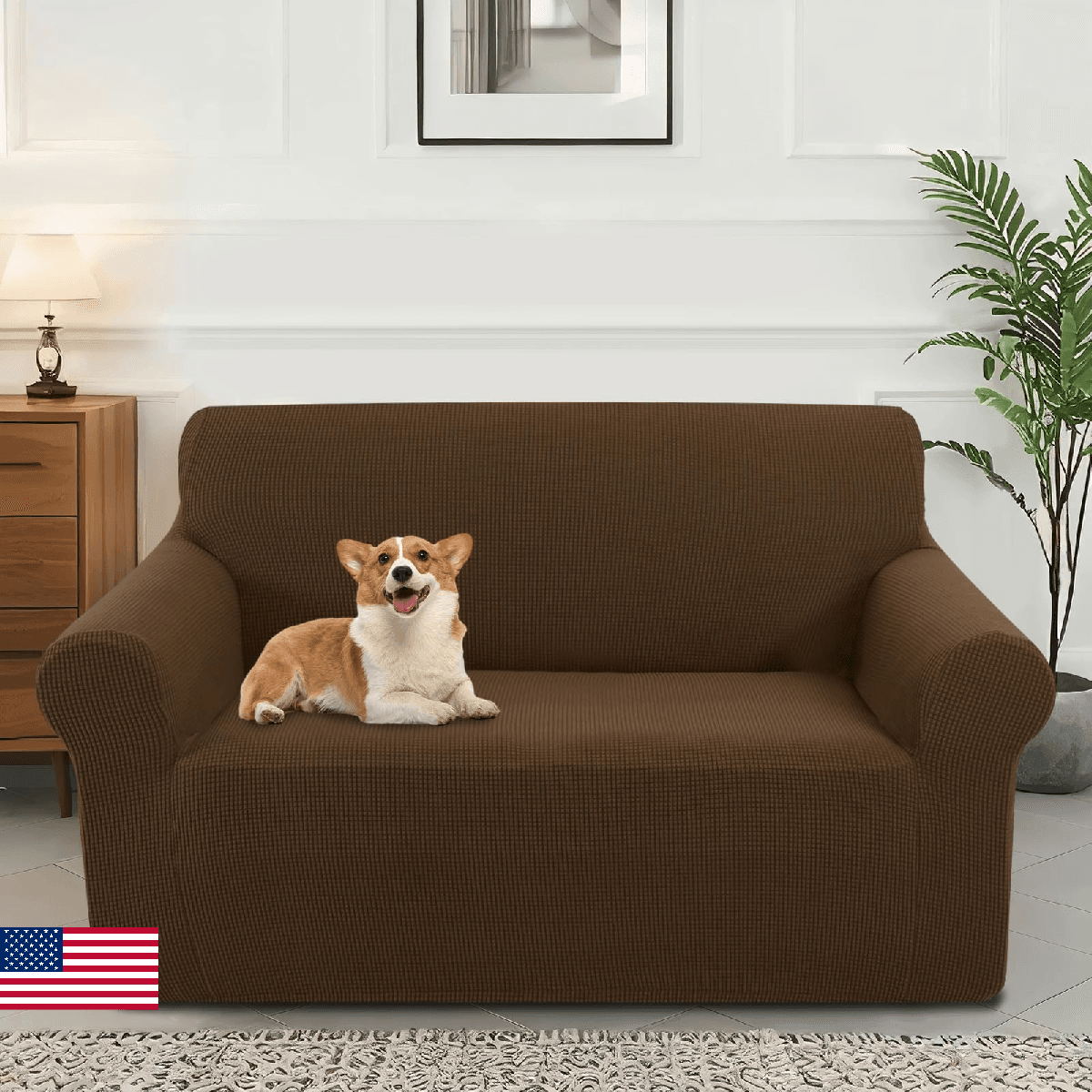 Luxshare Home Stretch Couch Cover Washable Sofa Slipcover Furniture Protector wi - Image 1