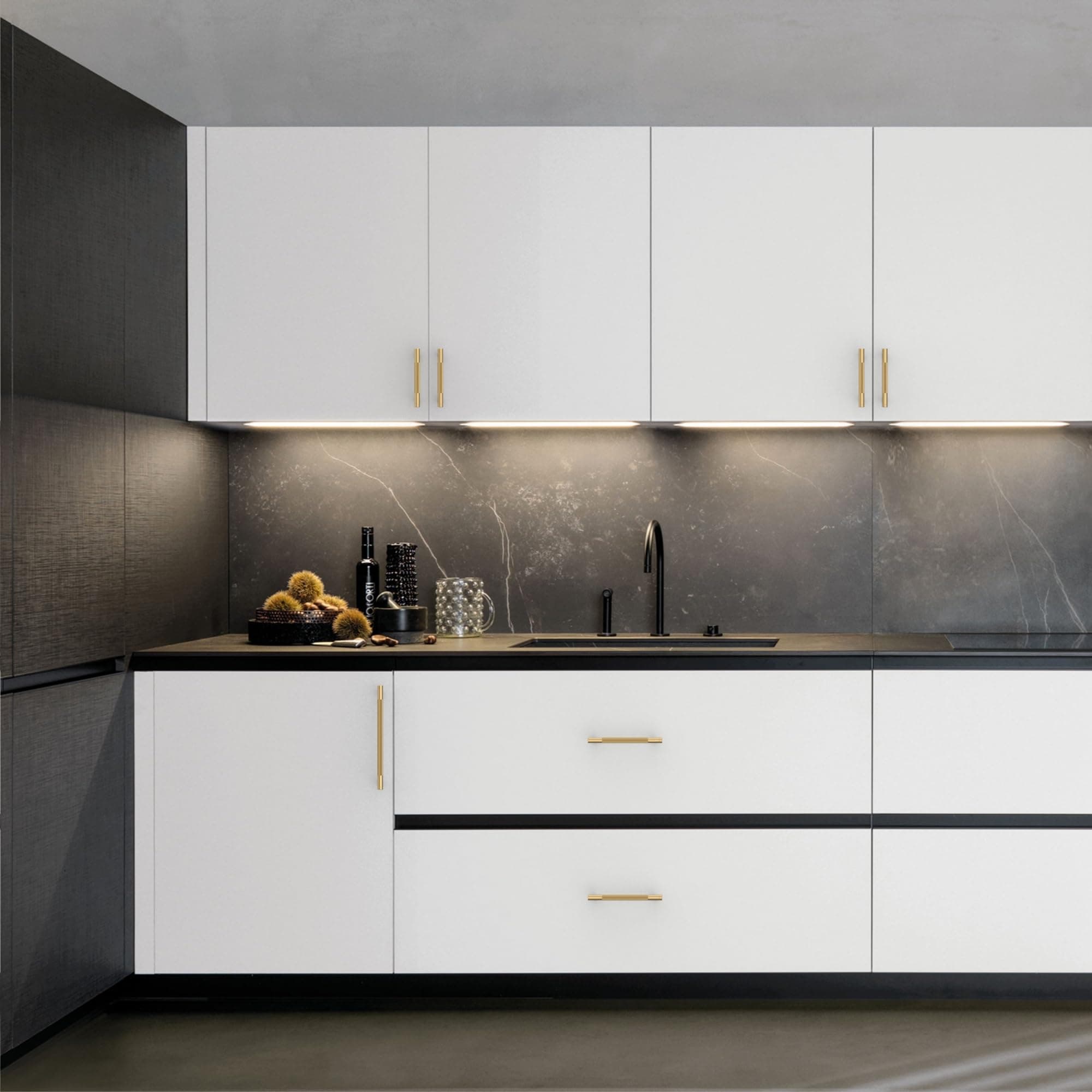 Coinkoly 10 Pack 3.75" Champagne Bronze Cabinet Pulls Kitchen Handles Champagne - Thumbnail 5