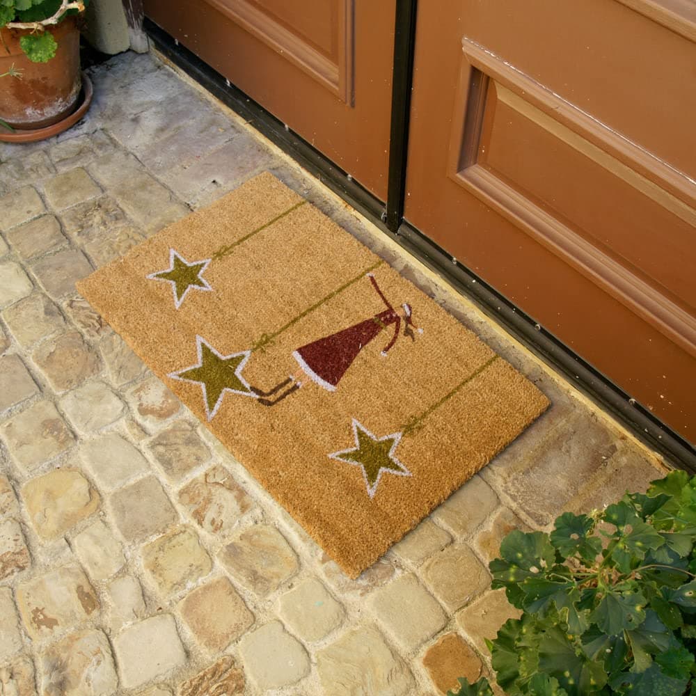 Rubber-Cal 10-106-053 Contemporary Holiday Doormat, 18 by 30-Inch, Tan - Thumbnail 5
