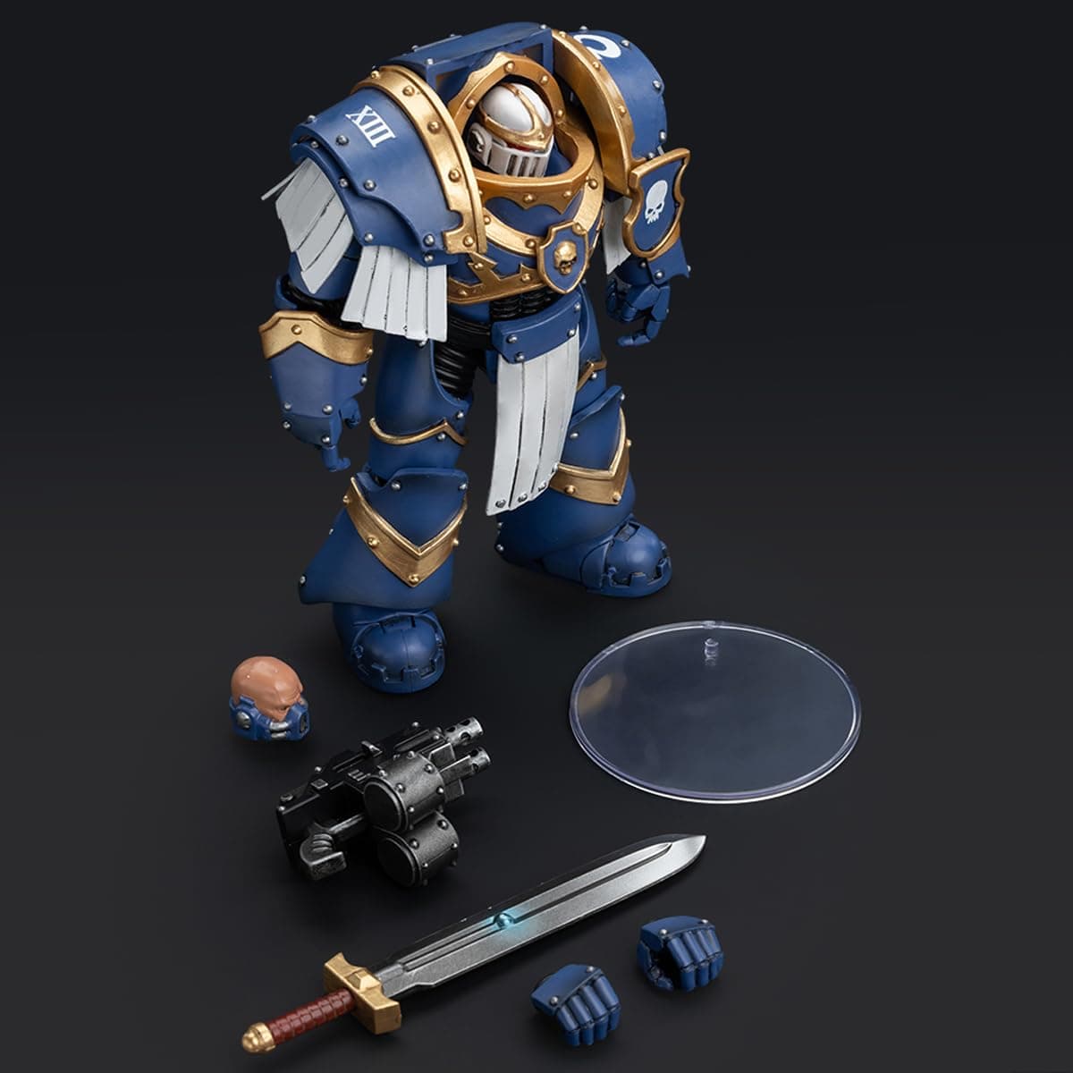 JOYTOY Warhammer 30K The Horus Heresy1/18 Action Figure Ultramarines Cataphracti - Thumbnail 8