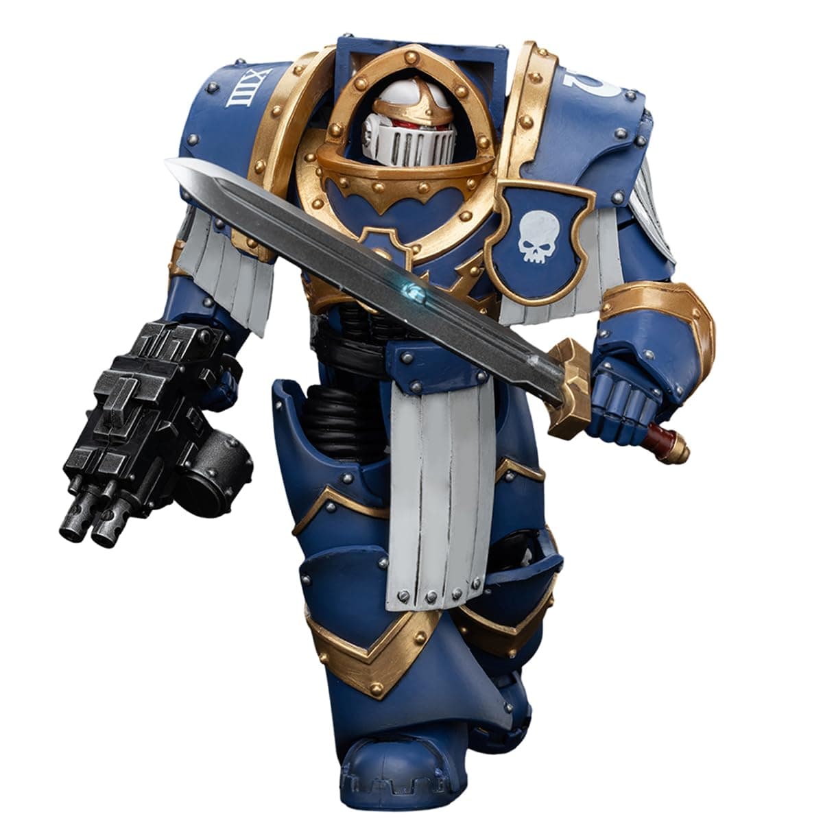 JOYTOY Warhammer 30K The Horus Heresy1/18 Action Figure Ultramarines Cataphracti - Thumbnail 3