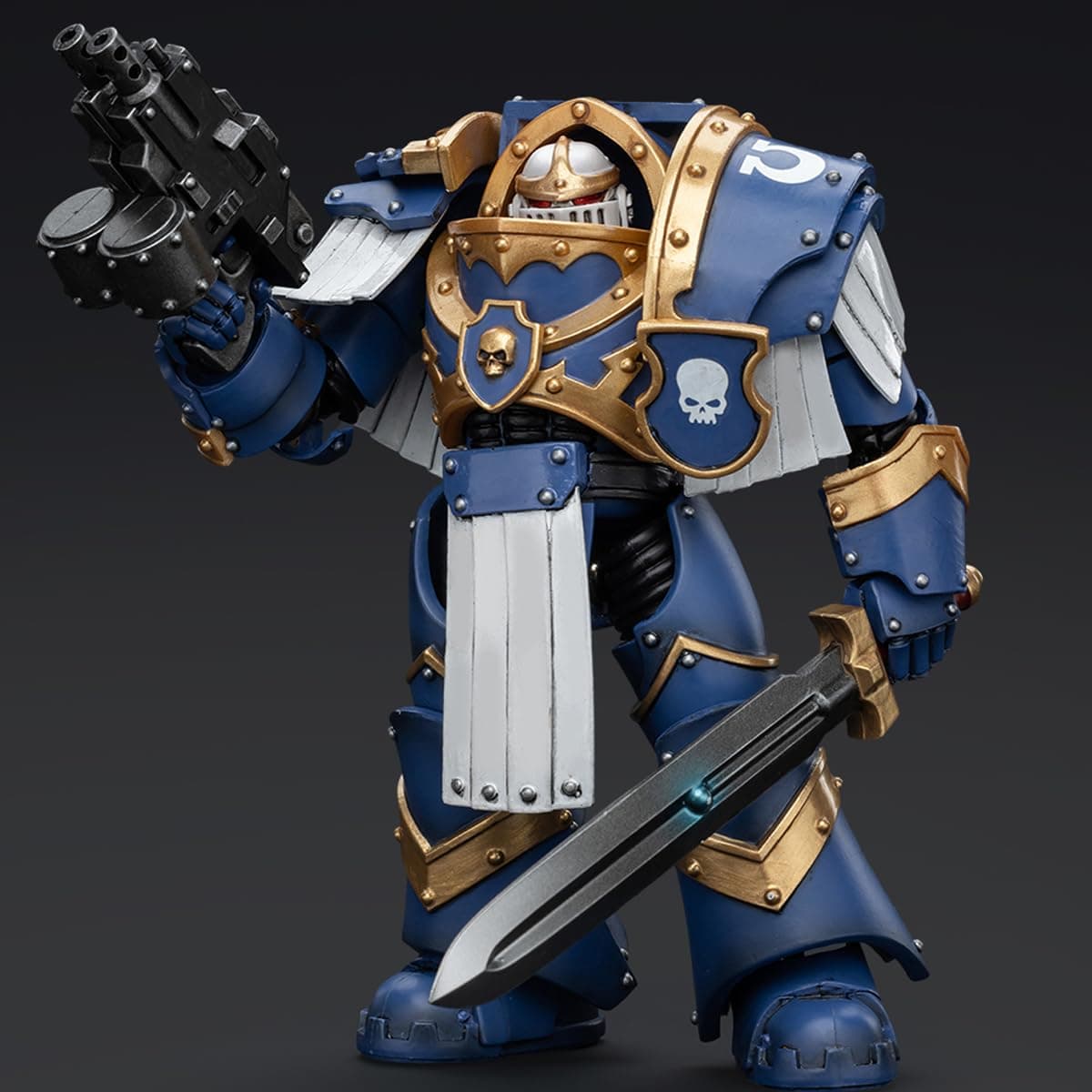 JOYTOY Warhammer 30K The Horus Heresy1/18 Action Figure Ultramarines Cataphracti - Thumbnail 6